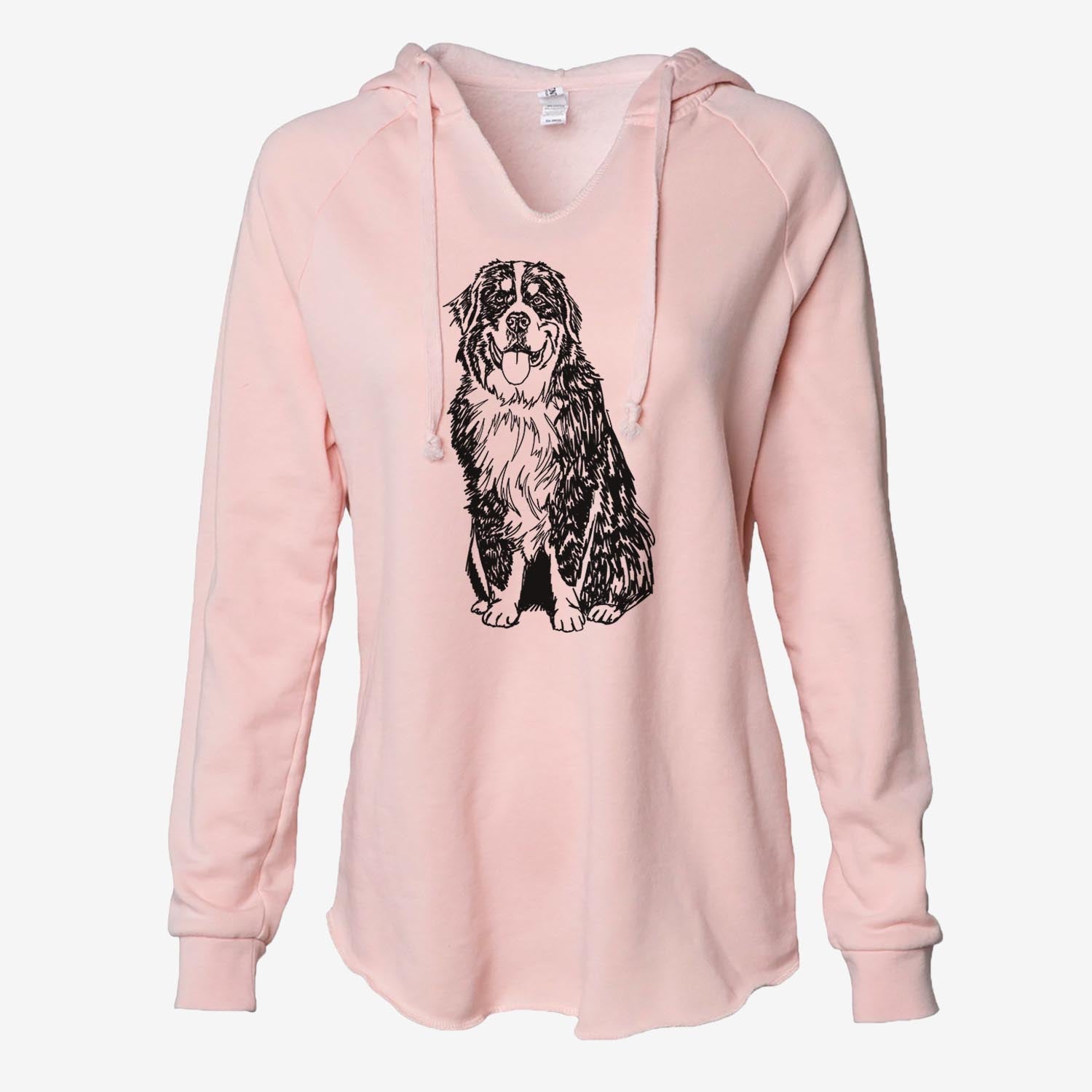 Doodled Bernese Mountain Dog - Cali Wave Hooded Sweatshirt