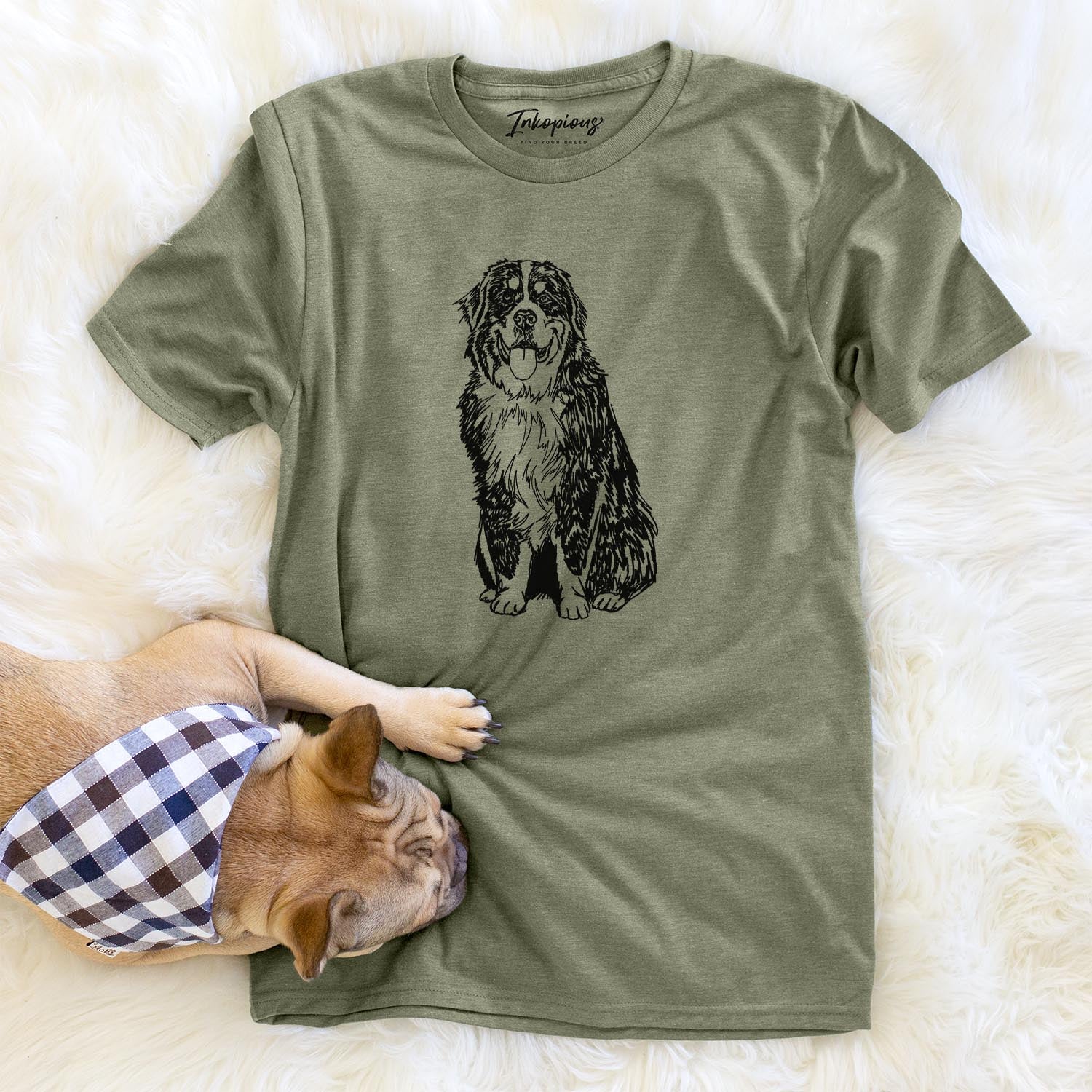 Doodled Bernese Mountain Dog - Unisex Crewneck