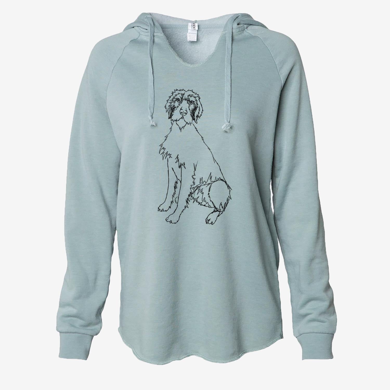 Doodled Doc the Pudelpointer - Cali Wave Hooded Sweatshirt