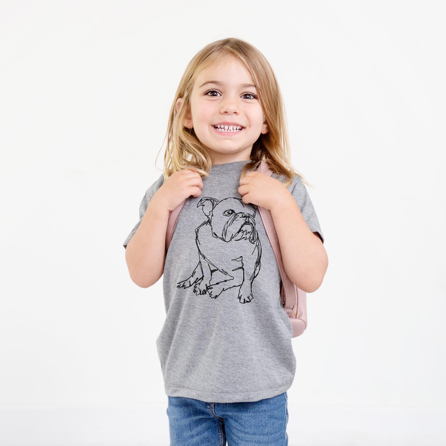 Doodled English Bulldog - Kids/Youth/Toddler Shirt