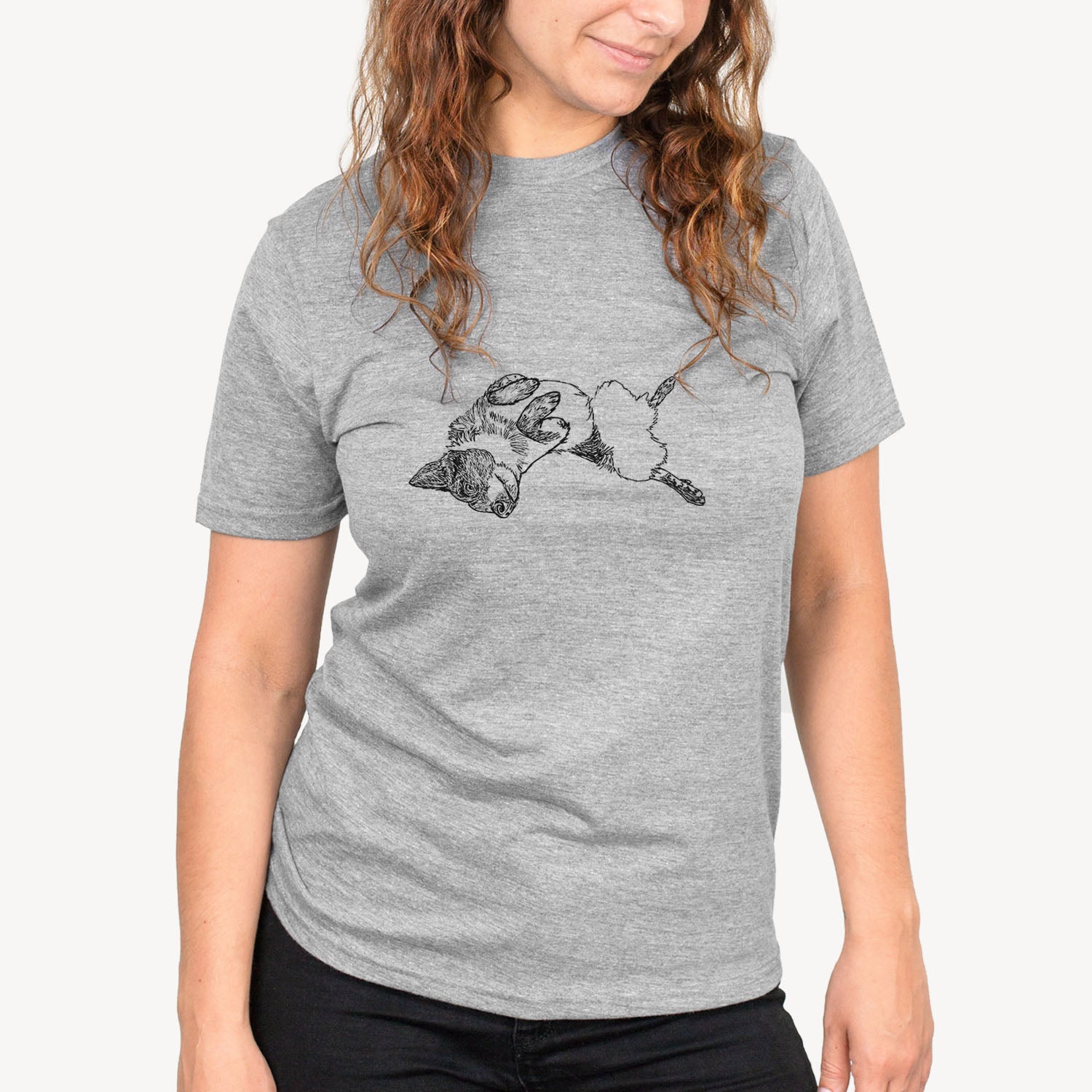 Doodled Kira the Australian Cattle Dog - Unisex Crewneck