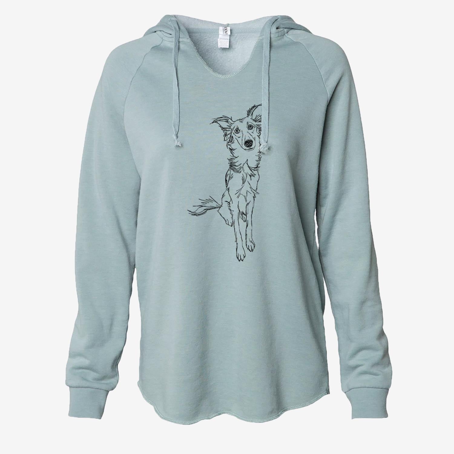 Doodled Kyu the Windsprite - Cali Wave Hooded Sweatshirt