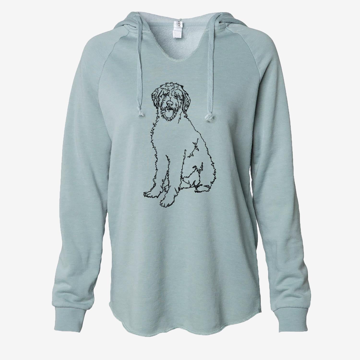 Doodled Labradoodle - Cali Wave Hooded Sweatshirt