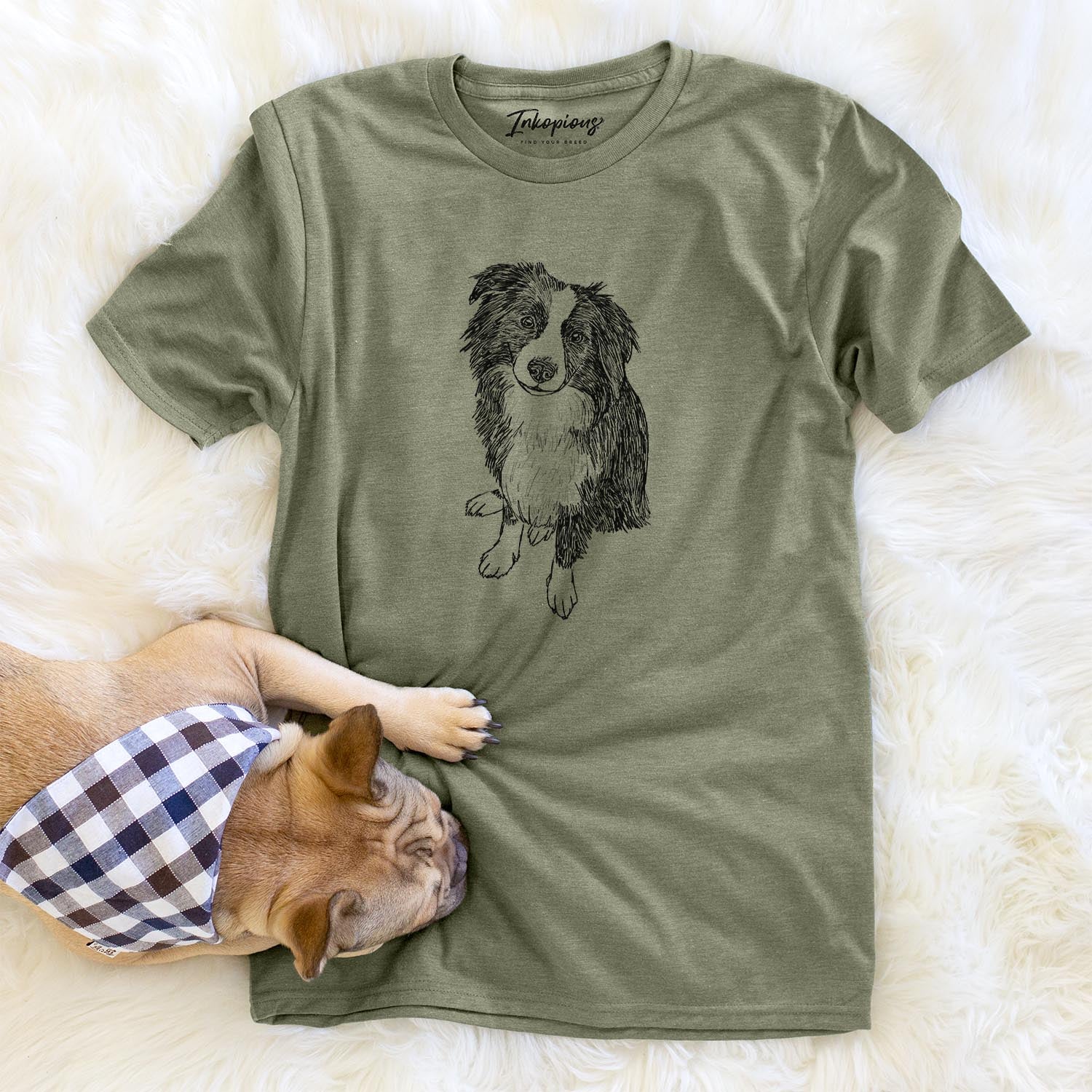 Doodled Mini Millie the Mini Aussie - Unisex Crewneck