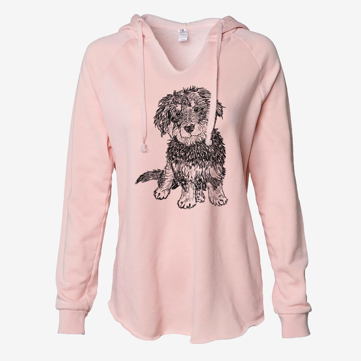 Doodled Remy the Bernedoodle - Cali Wave Hooded Sweatshirt