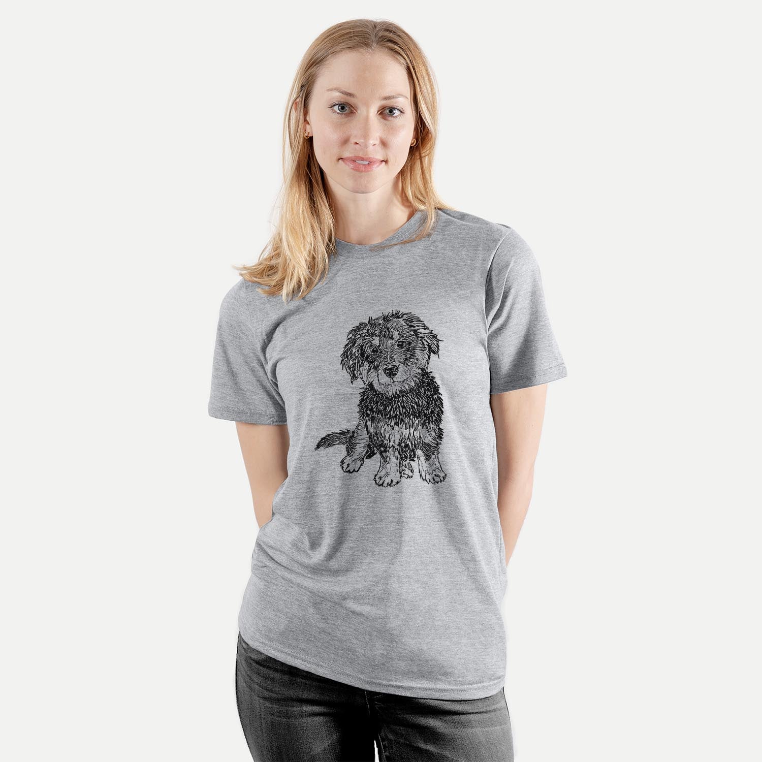 Doodled Remy the Bernedoodle - Unisex Crewneck