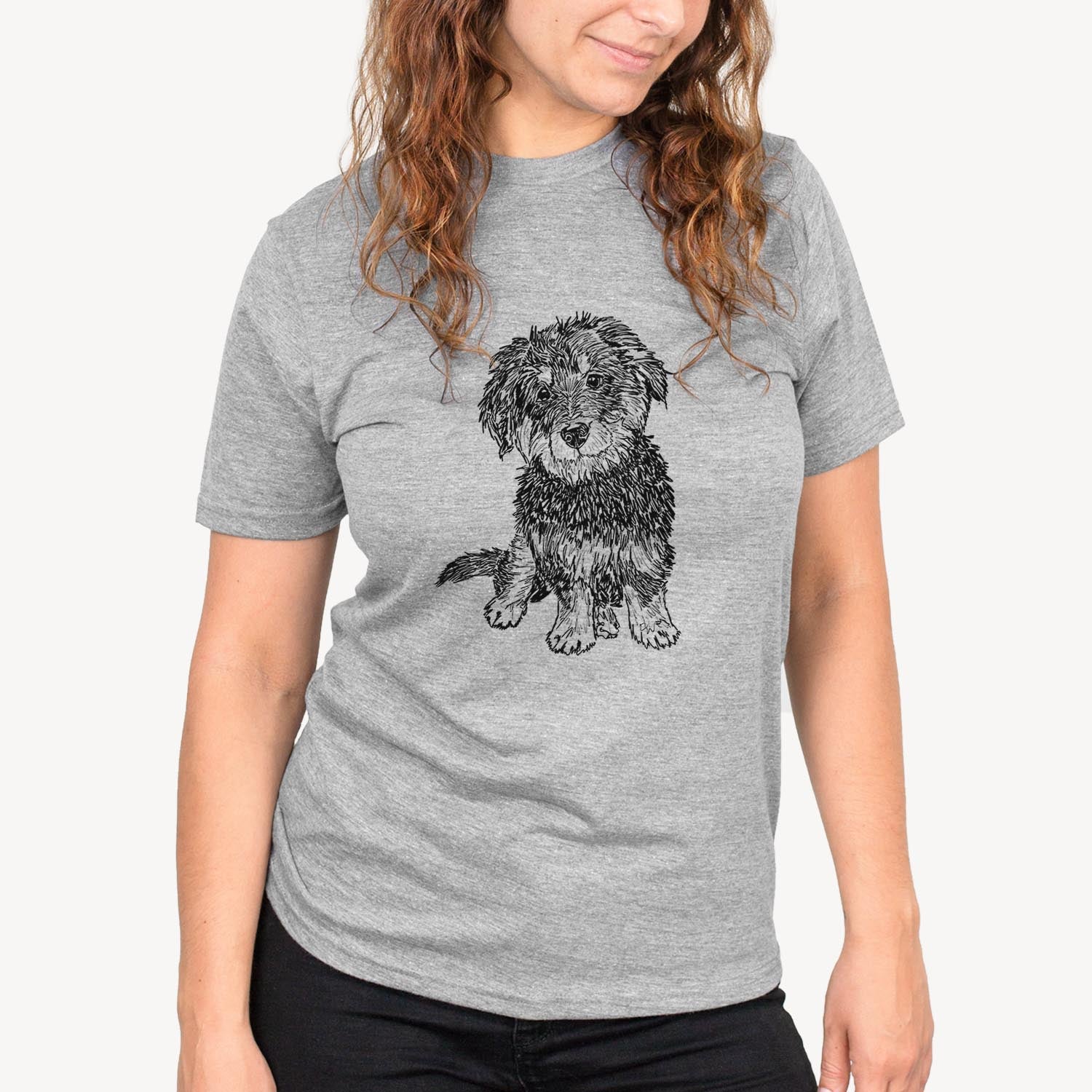Doodled Remy the Bernedoodle - Unisex Crewneck
