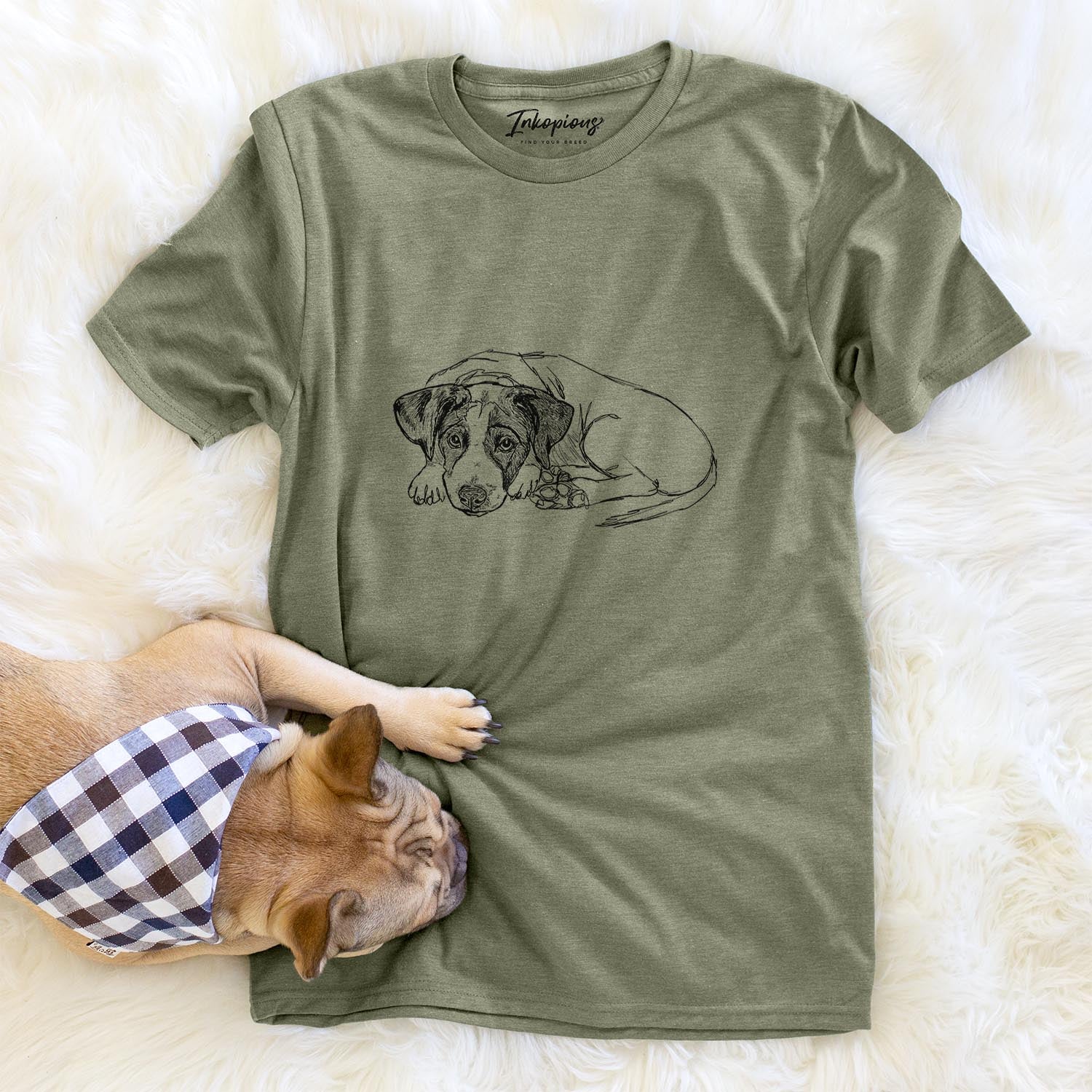Doodled Stormy the English Pointer Puppy - Unisex Crewneck