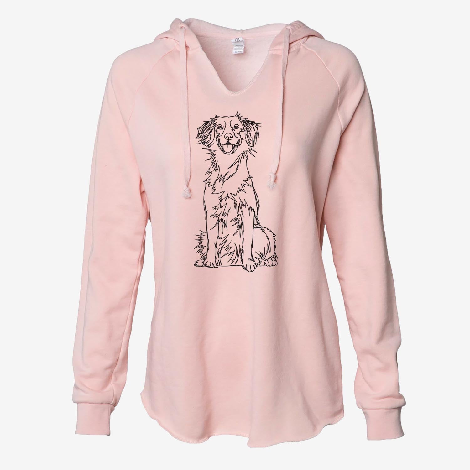 Doodled Nova Scotia Duck Tolling Retriever - Cali Wave Hooded Sweatshirt