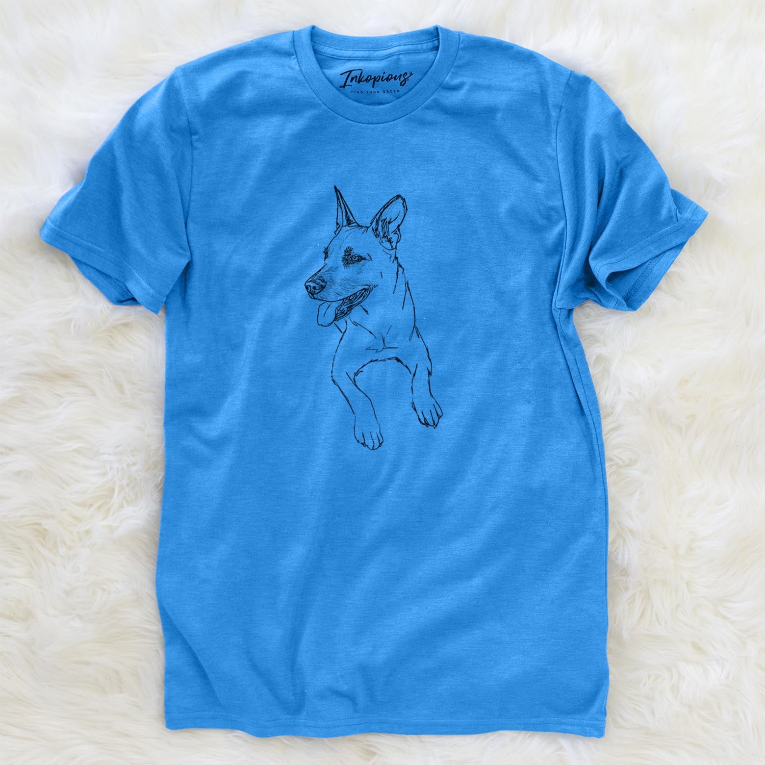 Doodled Winston the Mixed Breed - Unisex Crewneck