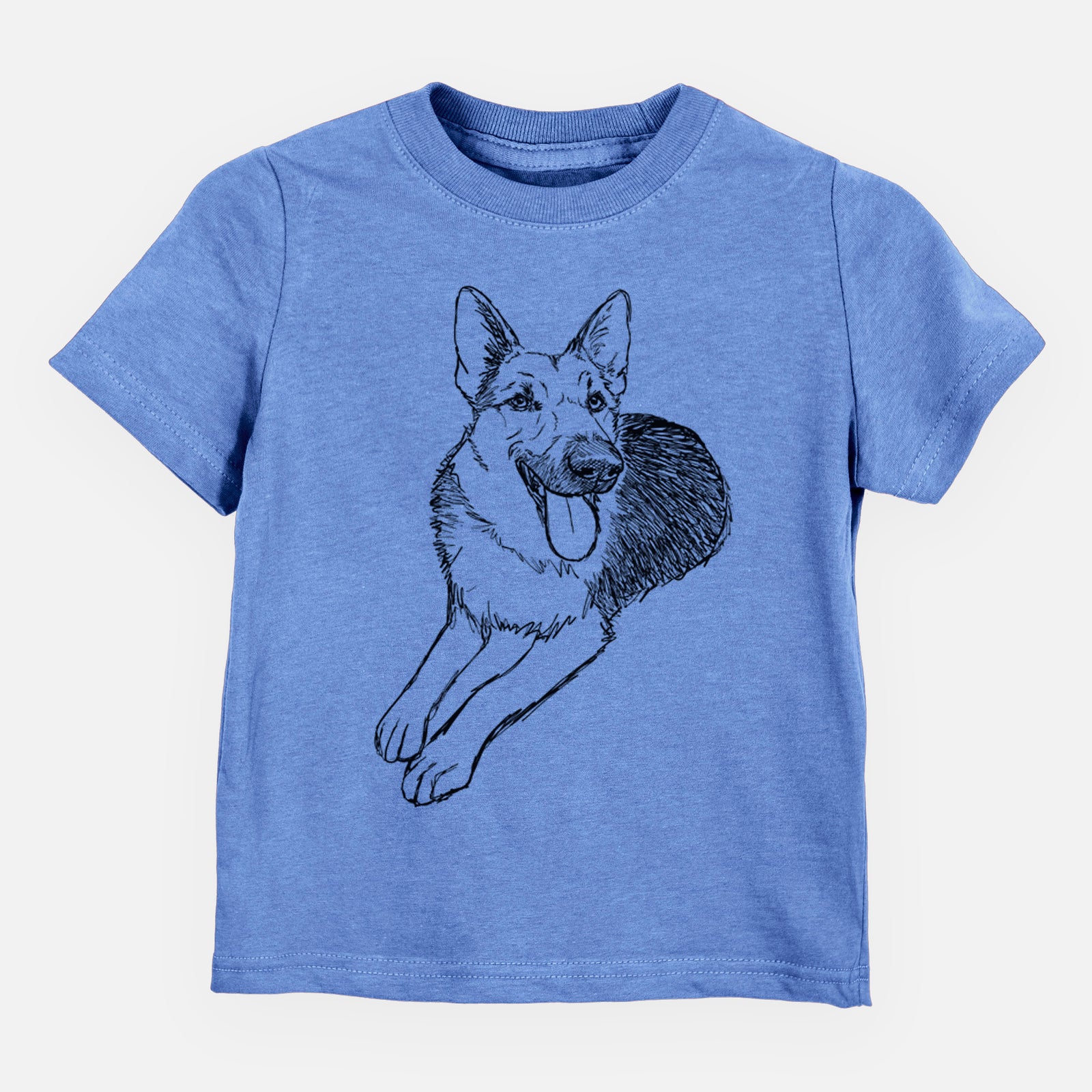 Doodled Ace the German Shepherd - Kids/Youth/Toddler Shirt