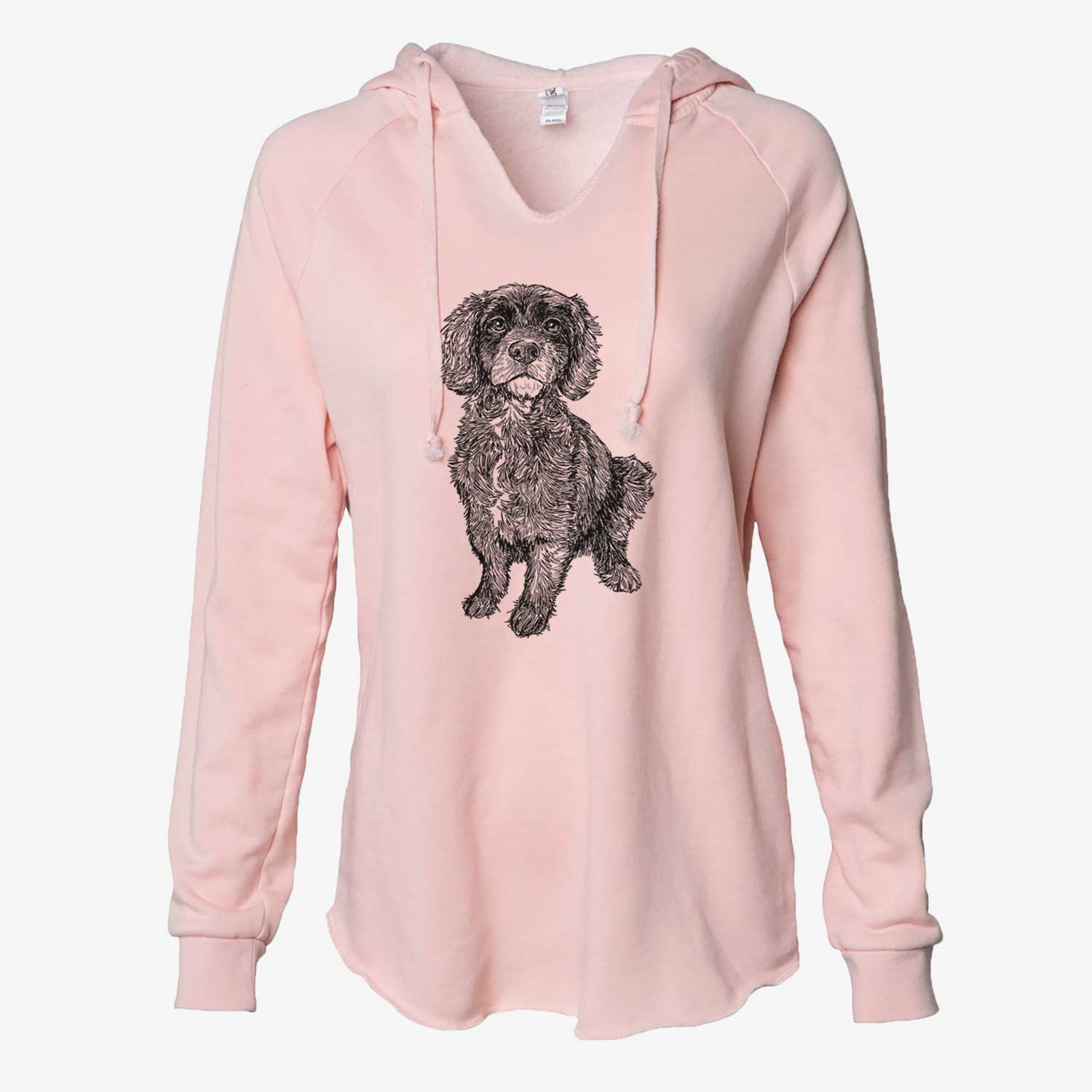 Doodled Bama the Cocker Spaniel Mix - Cali Wave Hooded Sweatshirt