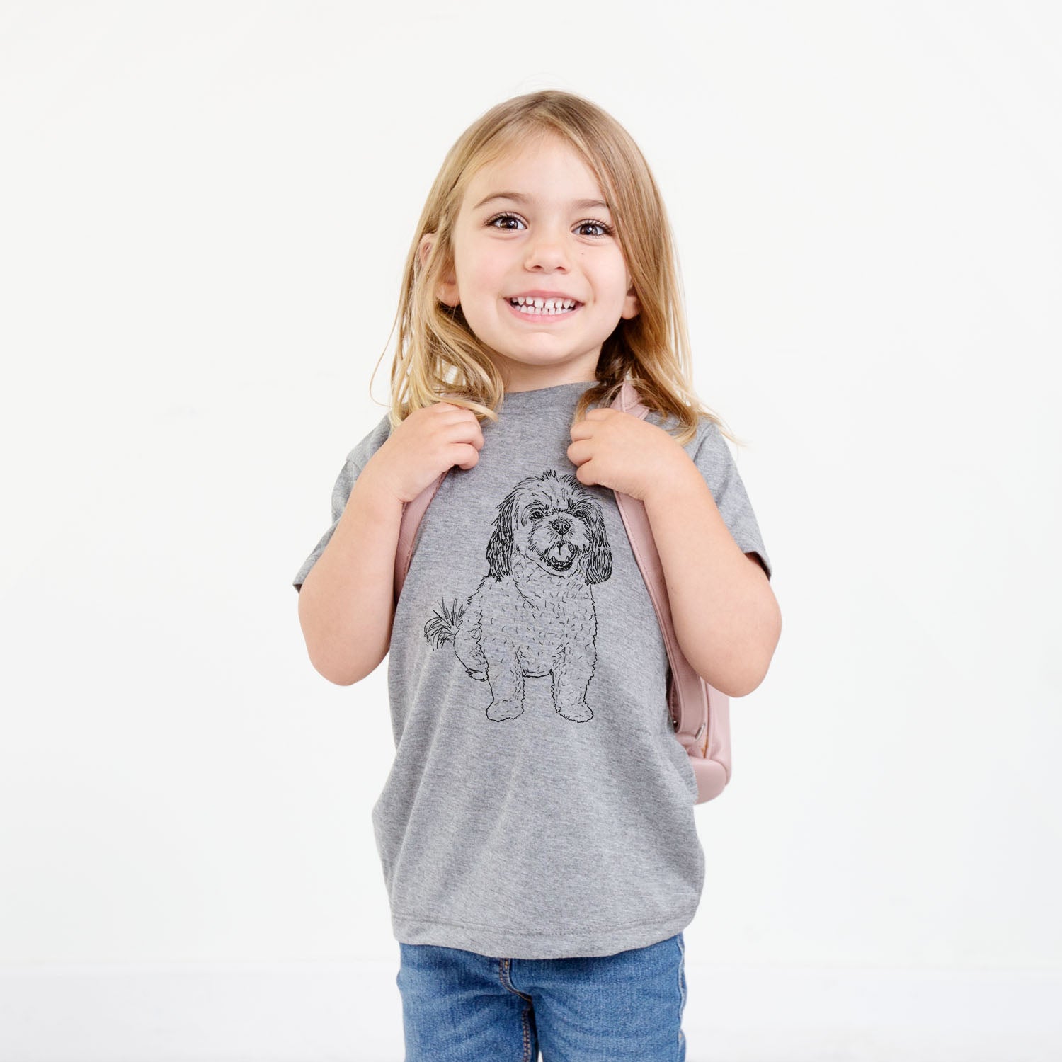 Doodled Bandit the Mixed Breed - Kids/Youth/Toddler Shirt