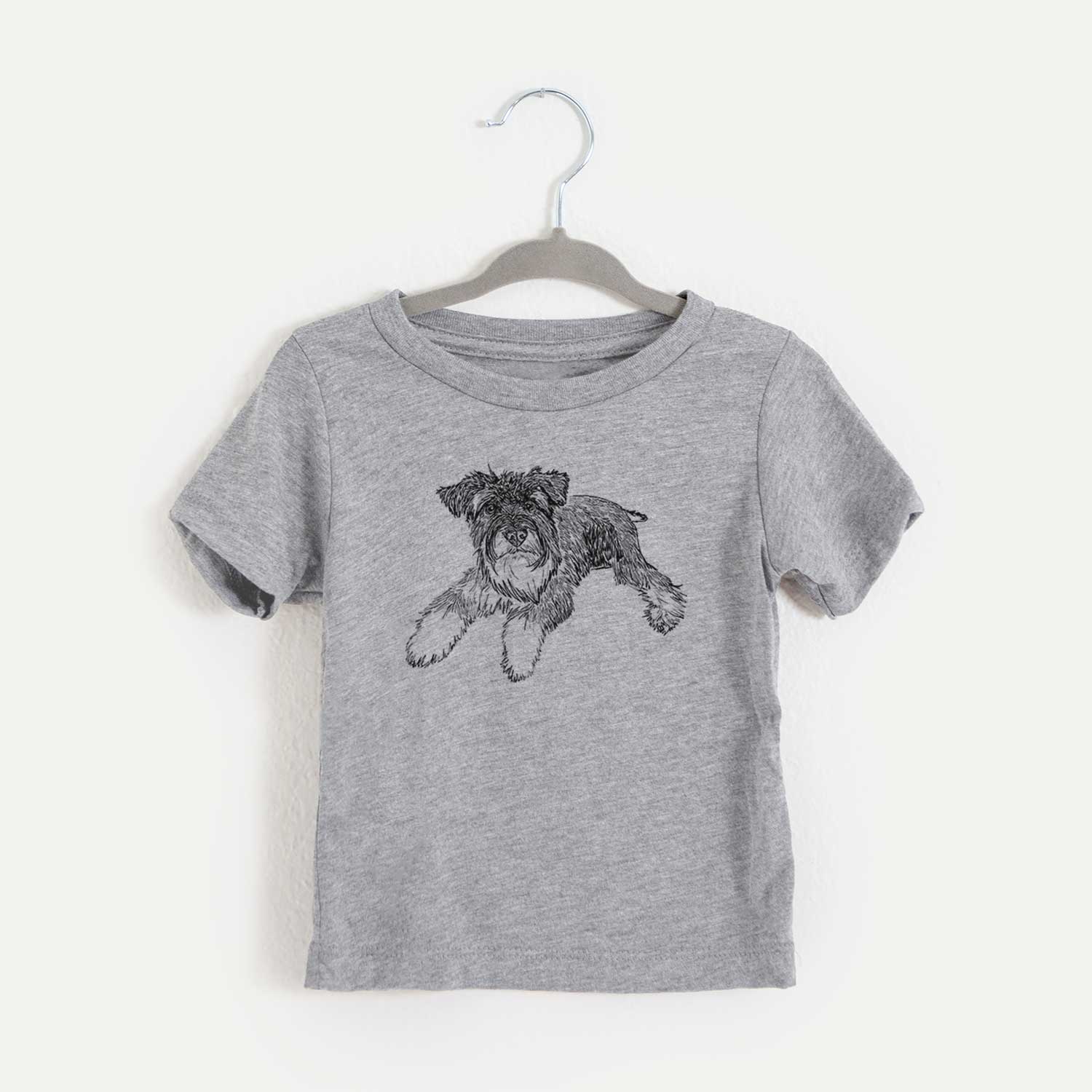 Doodled Bentley the Miniature Schnauzer - Kids/Youth/Toddler Shirt