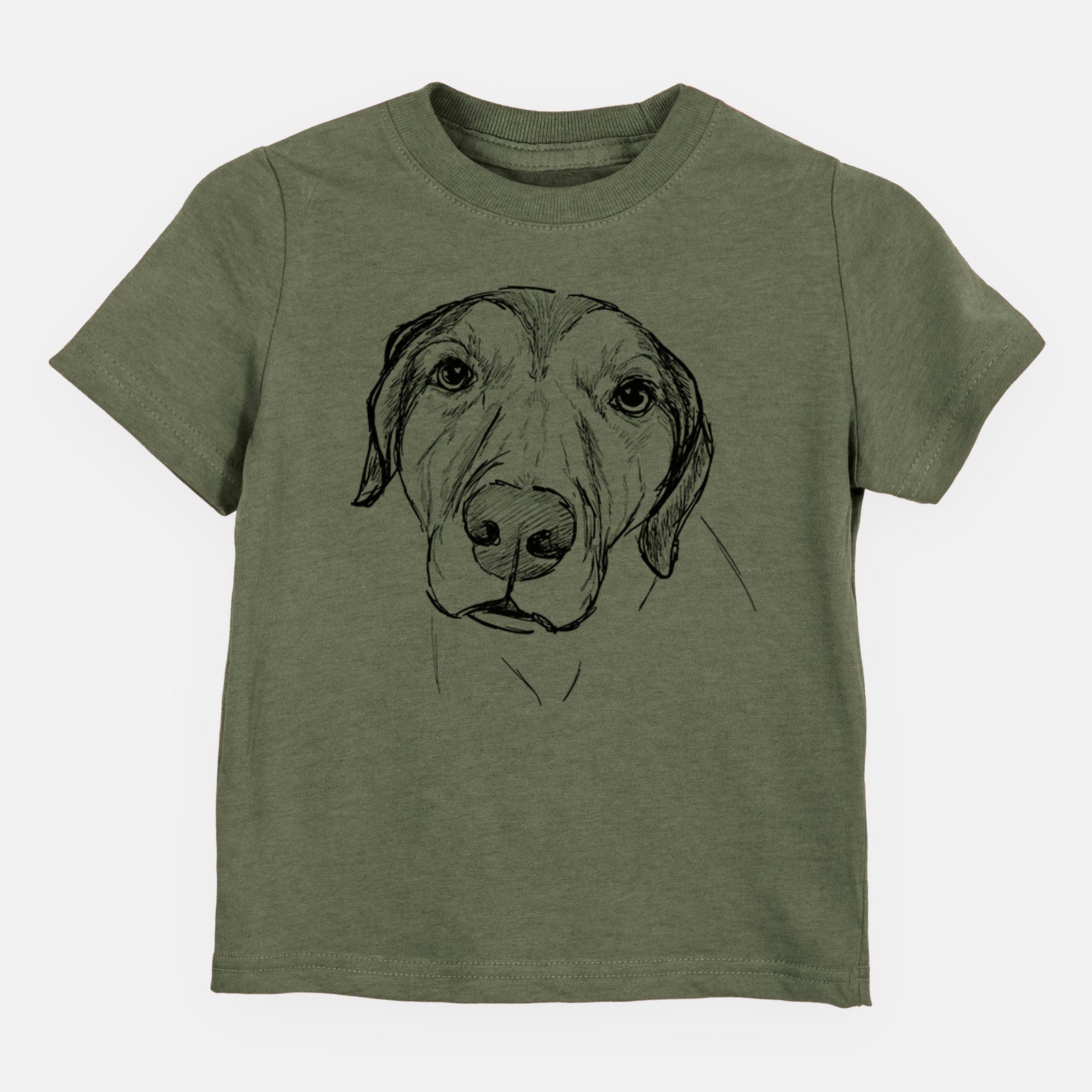 Doodled Buckeye the Catahoula Leopard Mix - Kids/Youth/Toddler Shirt