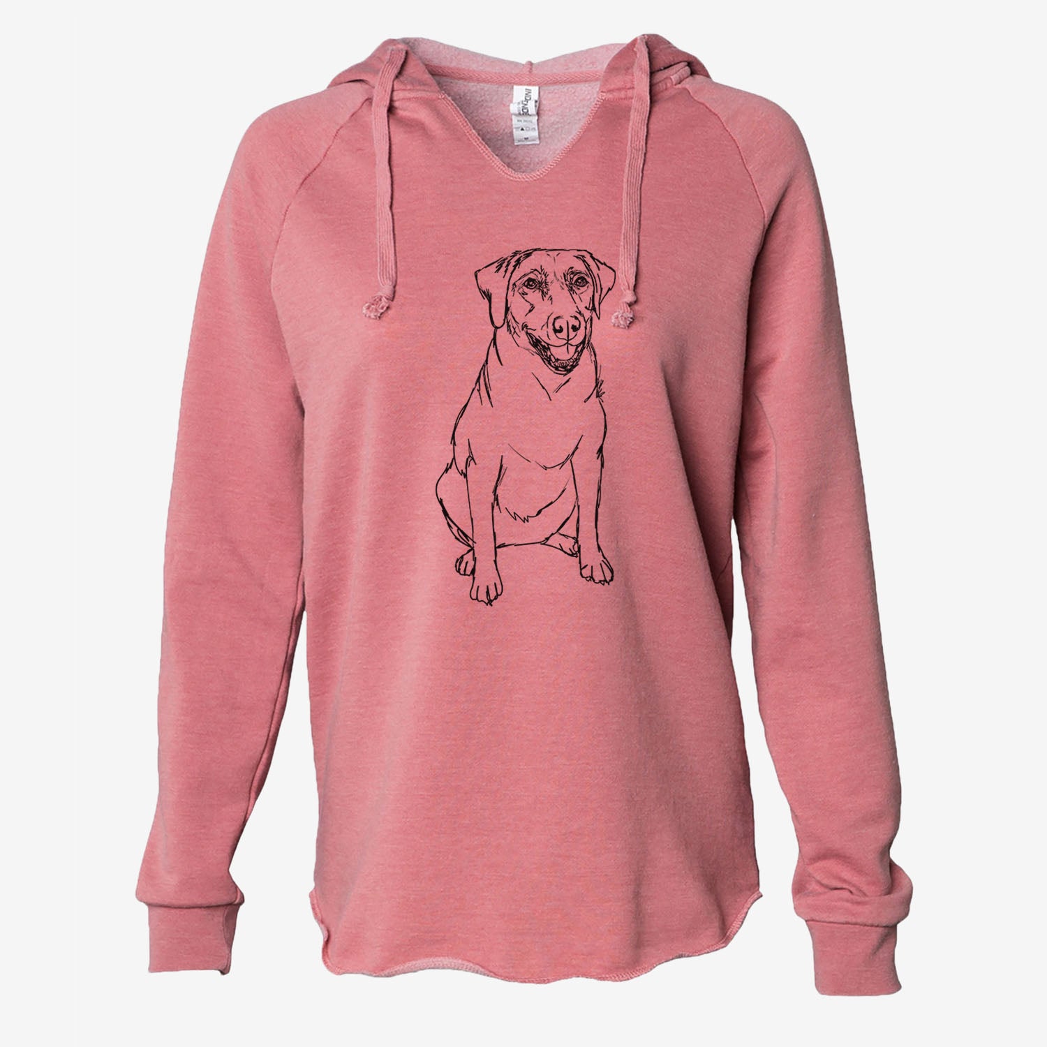 Doodled Callie the Labrador Retriever - Cali Wave Hooded Sweatshirt