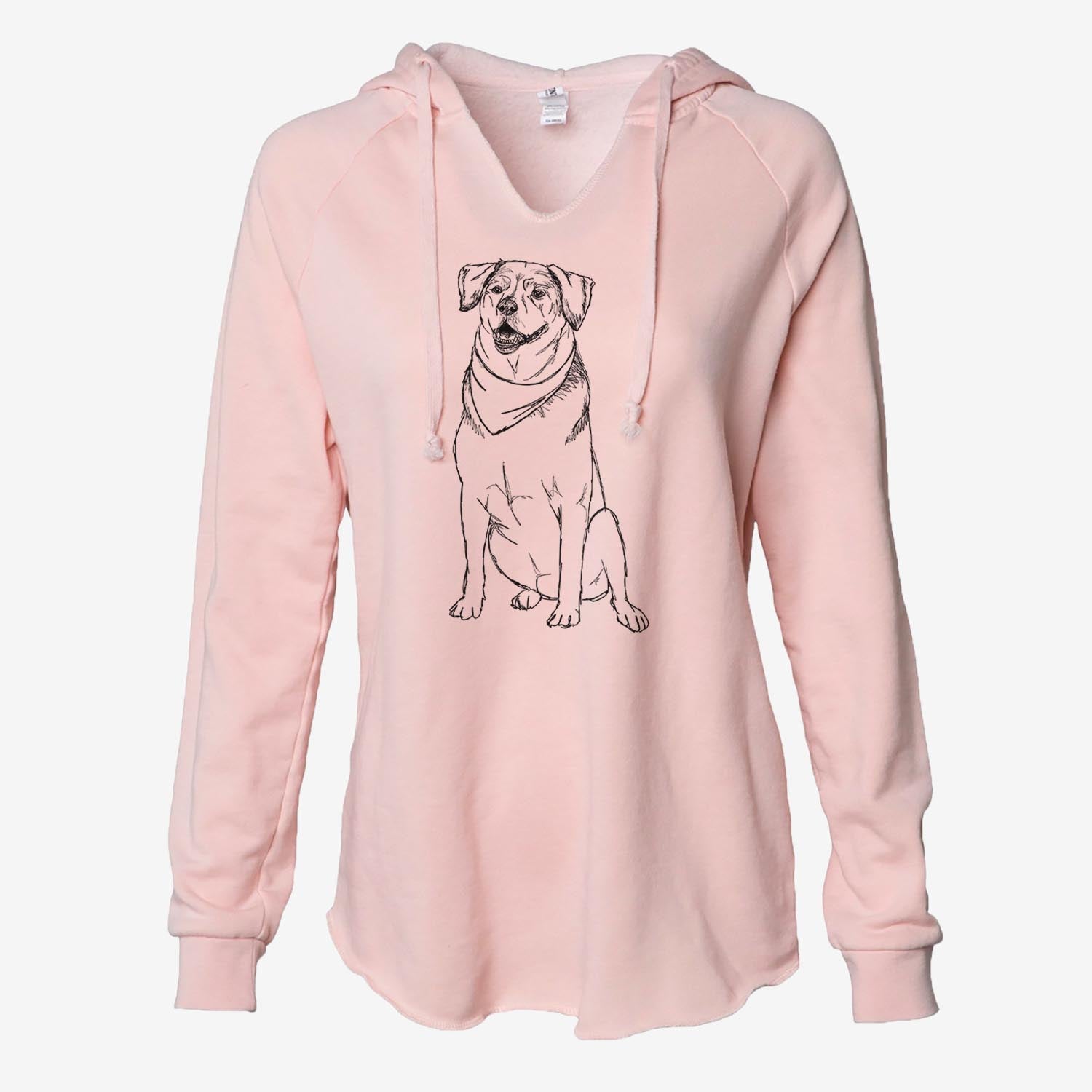 Doodled Charlie the Mixed Breed - Cali Wave Hooded Sweatshirt