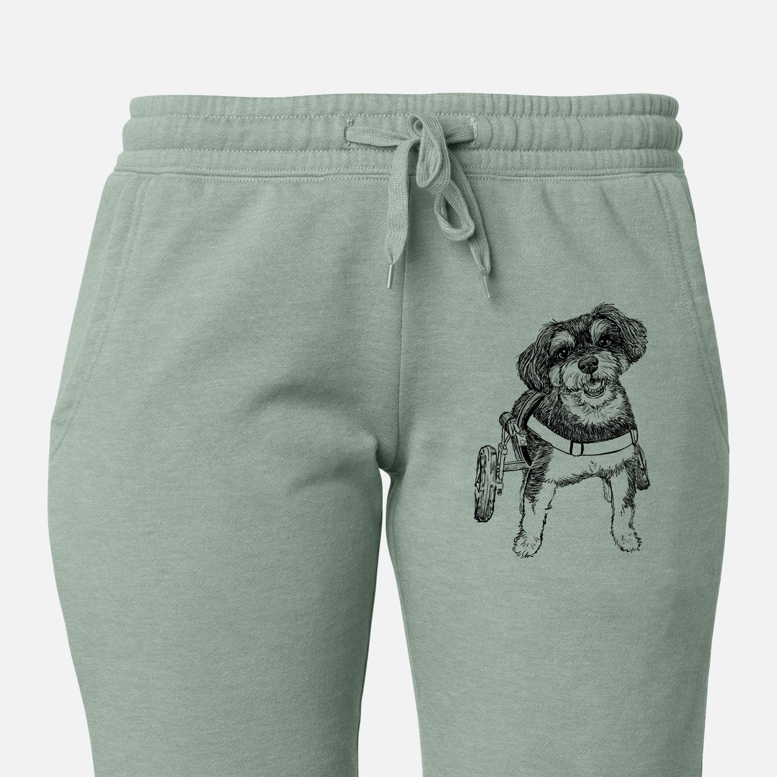 Doodled Cobb the Havapoo - Women's Cali Wave Joggers