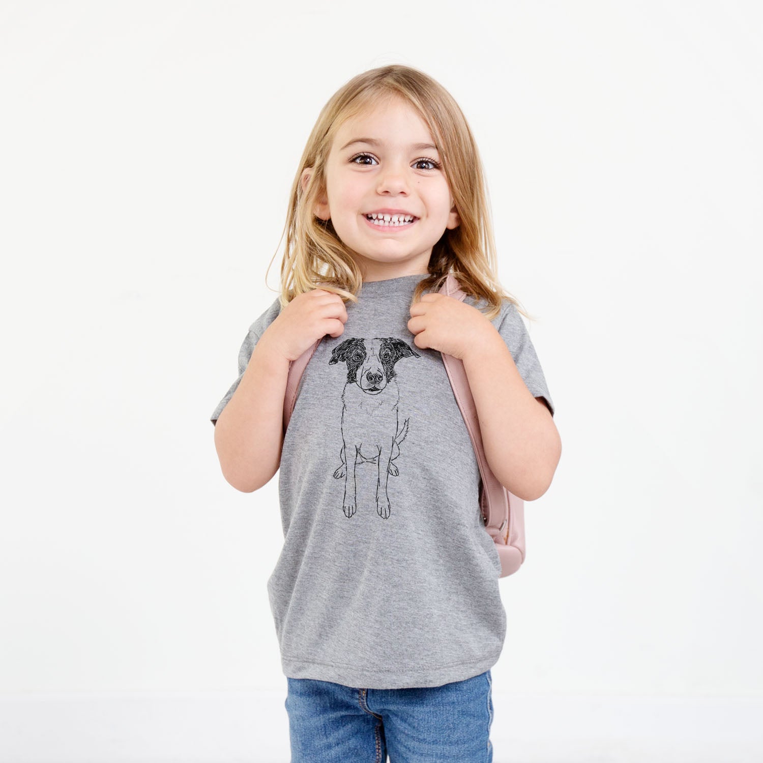 Doodled Dewey the Mixed Breed - Kids/Youth/Toddler Shirt