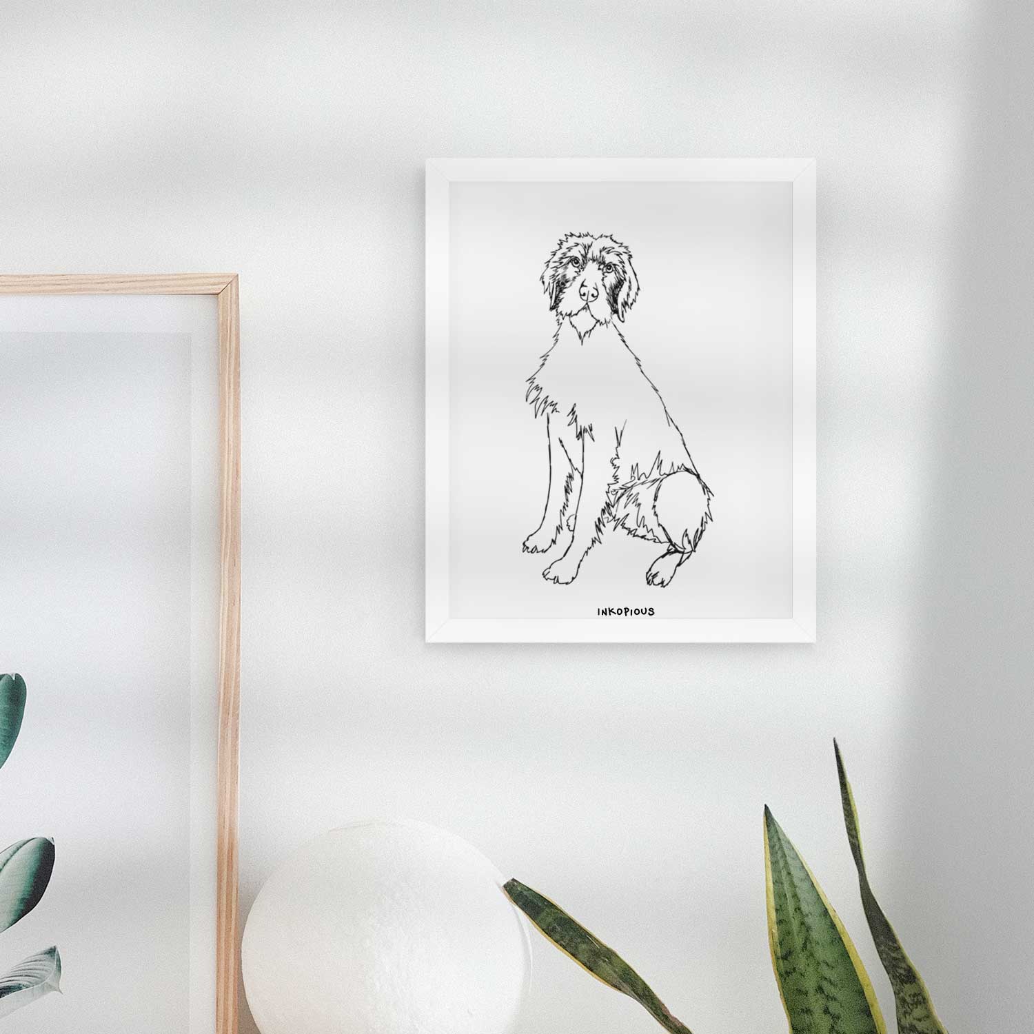 Doodled Doc the Pudelpointer Art Print