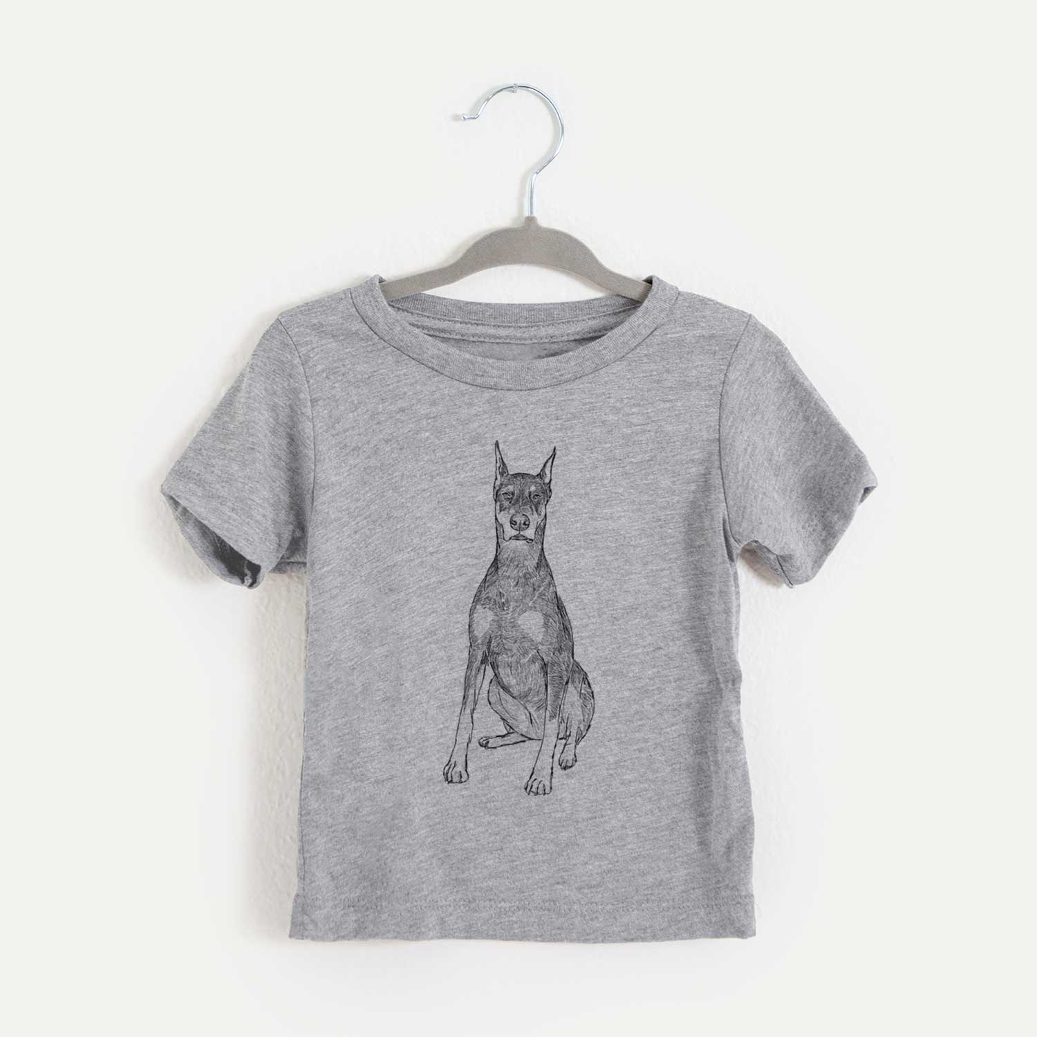 Doodled Drake the Doberman Pinscher - Kids/Youth/Toddler Shirt