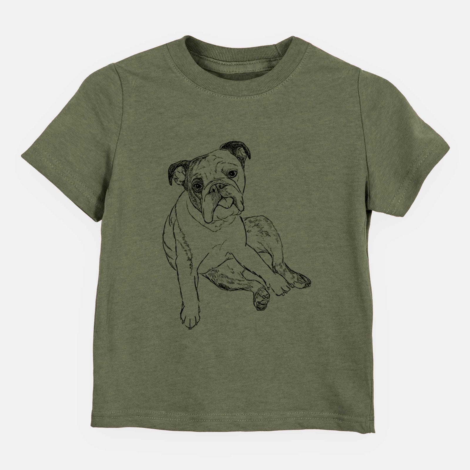 Doodled Gemma the English Bulldog - Kids/Youth/Toddler Shirt