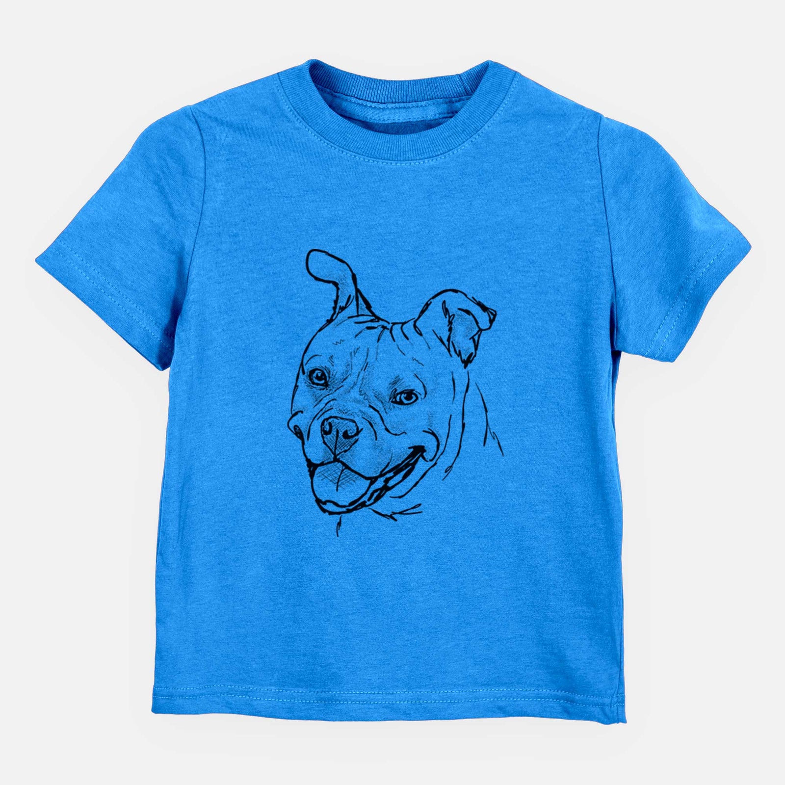 Doodled Happy Koda Bear the Pitbull Mix - Kids/Youth/Toddler Shirt