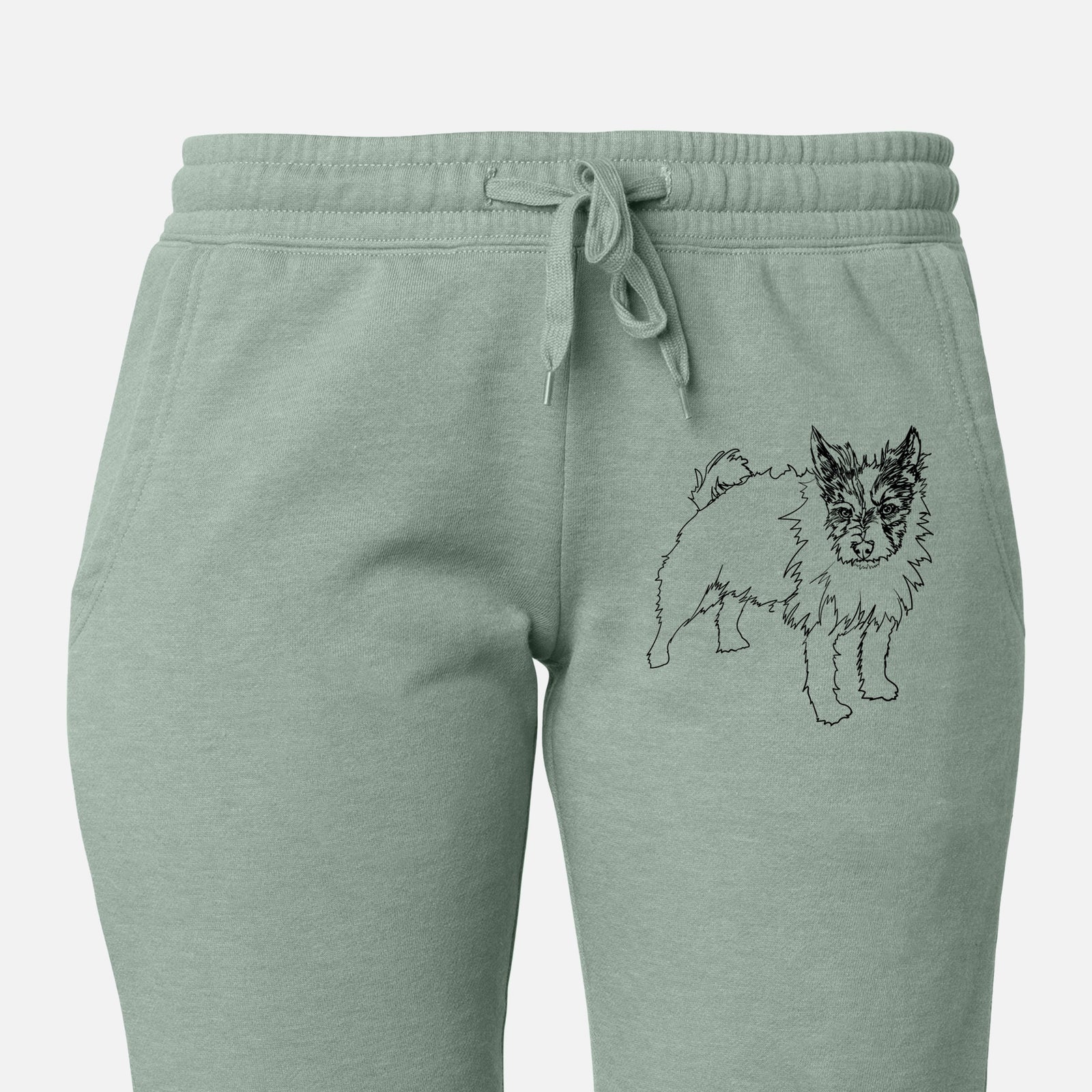 Doodled Harry the Jack Russell Terrier - Women's Cali Wave Joggers