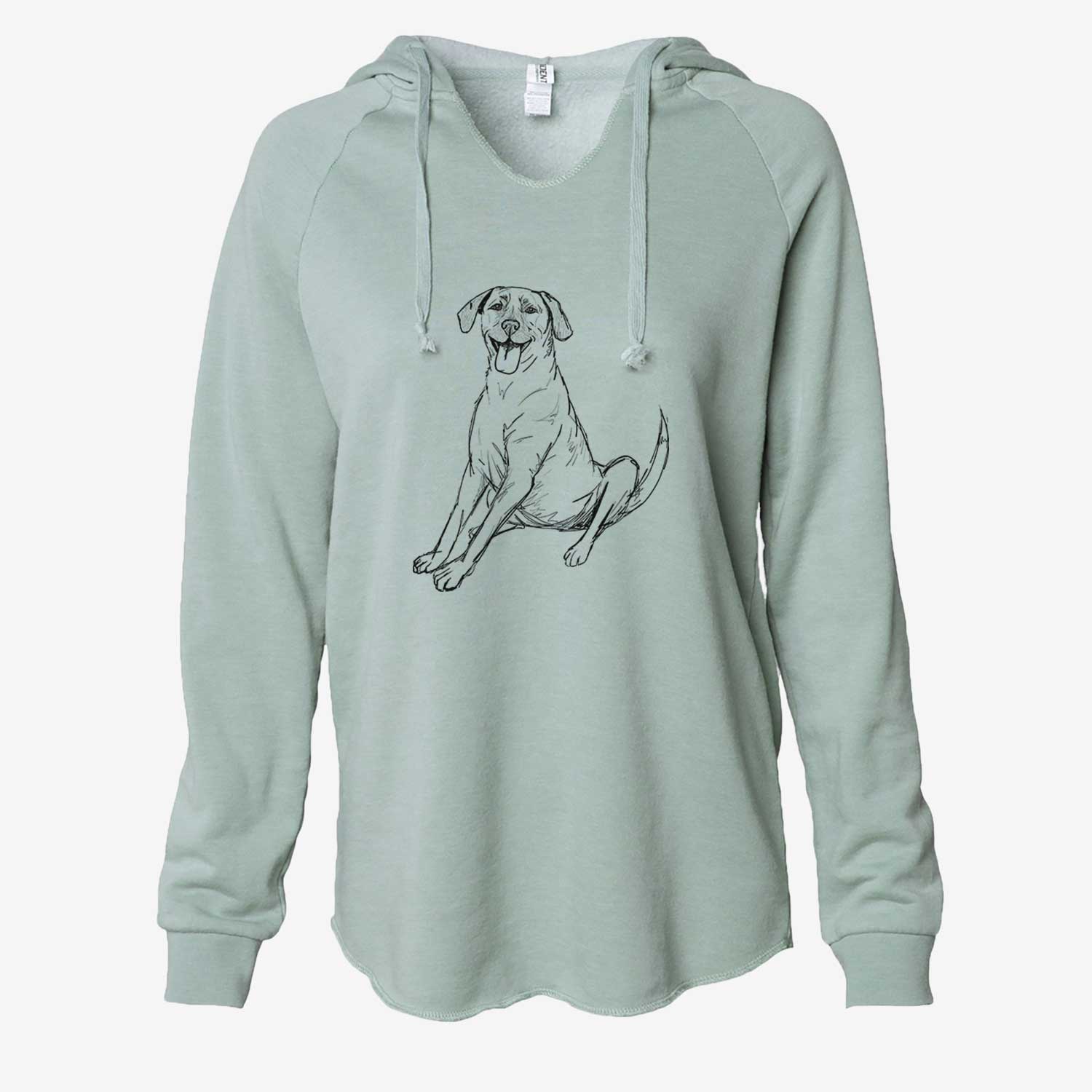Doodled Harry the Super Mutt - Cali Wave Hooded Sweatshirt