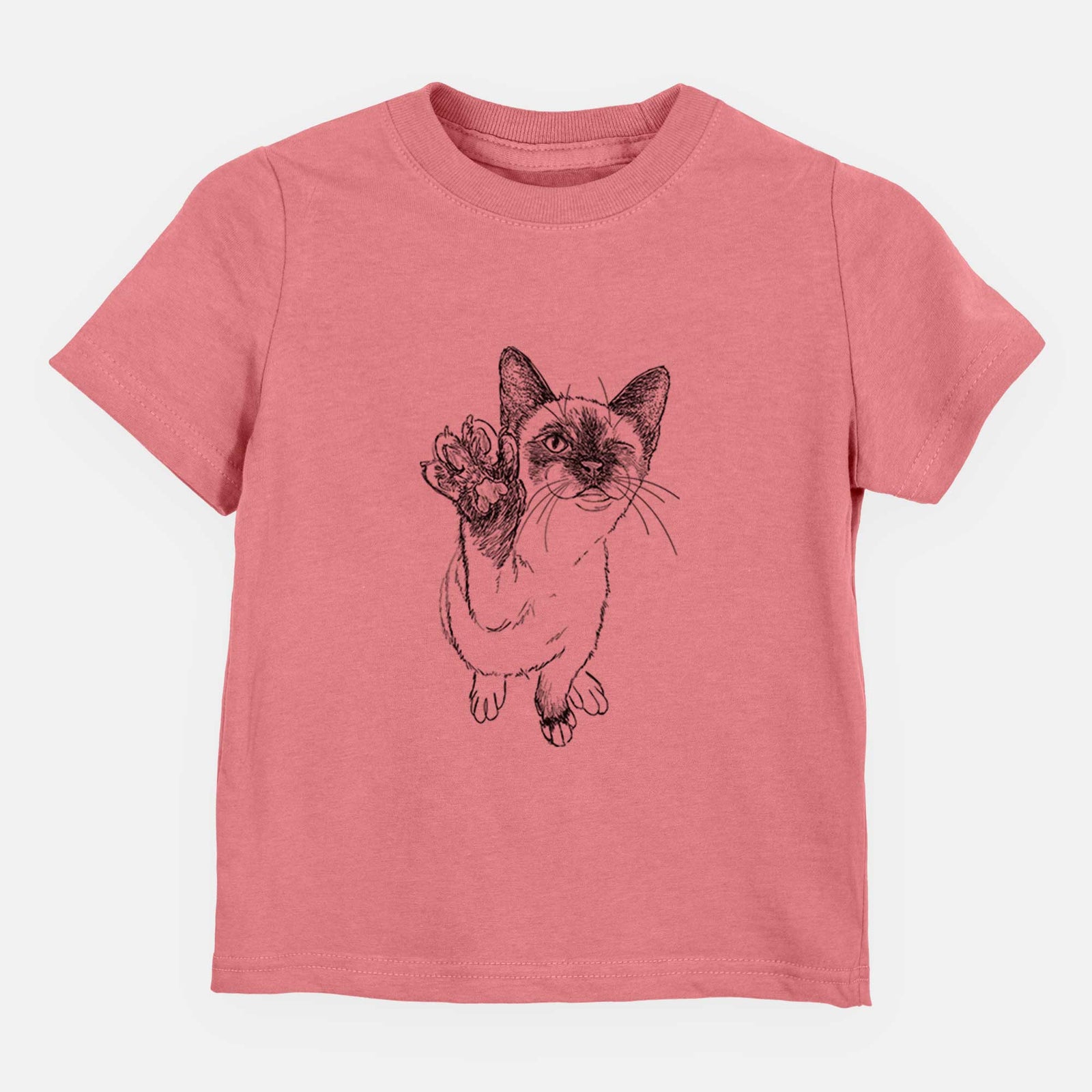 Doodled Hoggle the Siamese Cat - Kids/Youth/Toddler Shirt