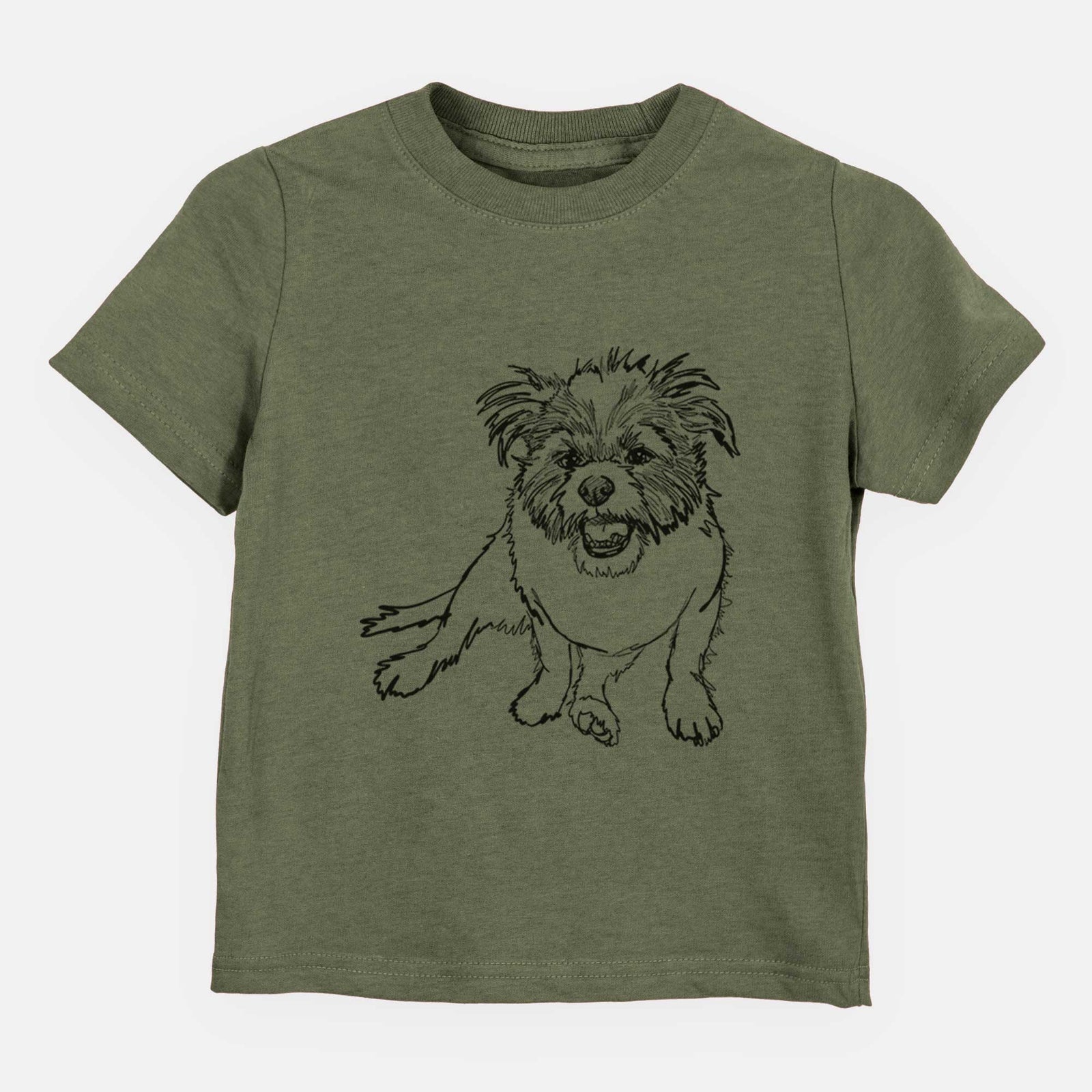 Doodled Jack the Shih Tzu Jack Russell Terrier Mix - Kids/Youth/Toddler Shirt