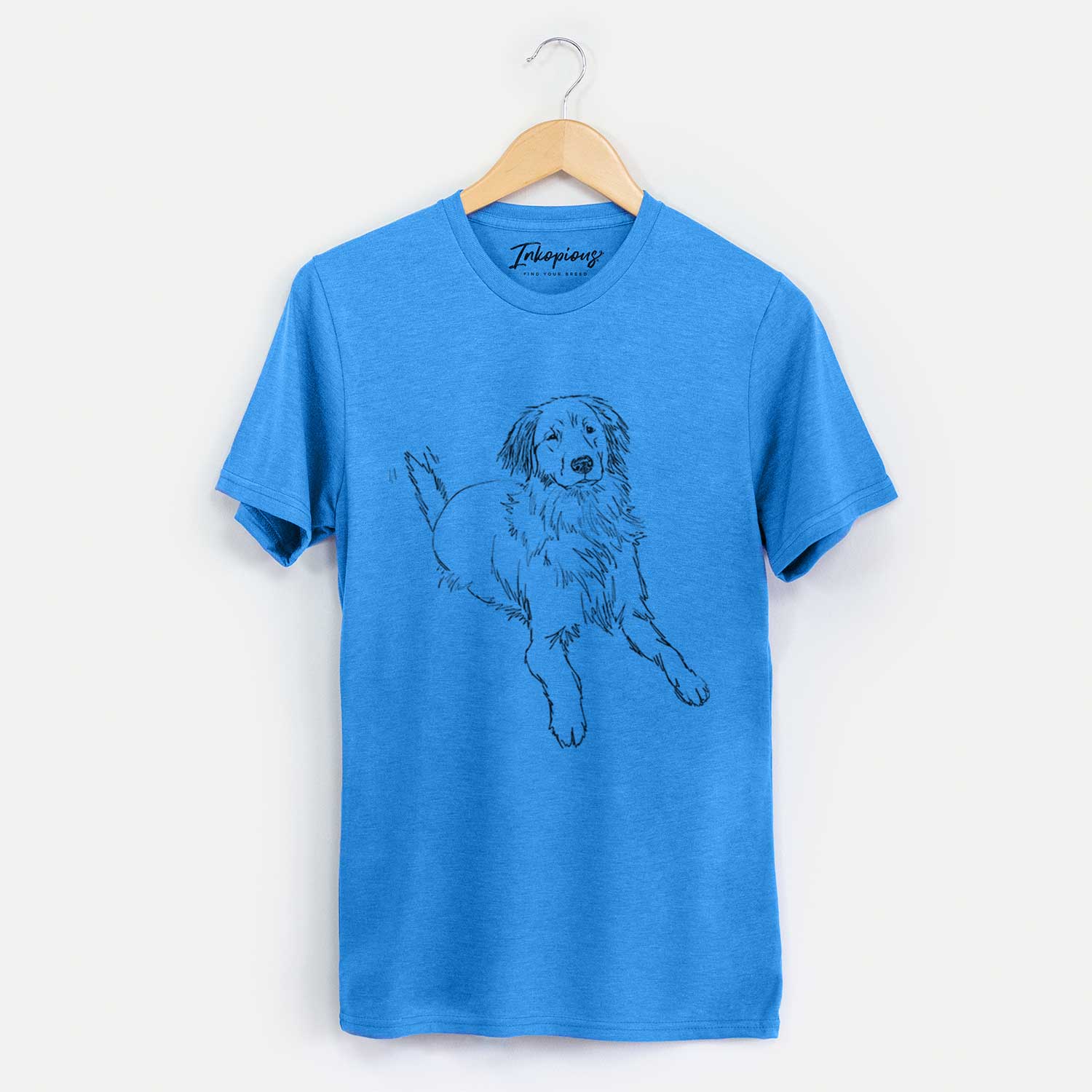 Doodled Jake-aroni the Golden Retriever - Unisex Crewneck