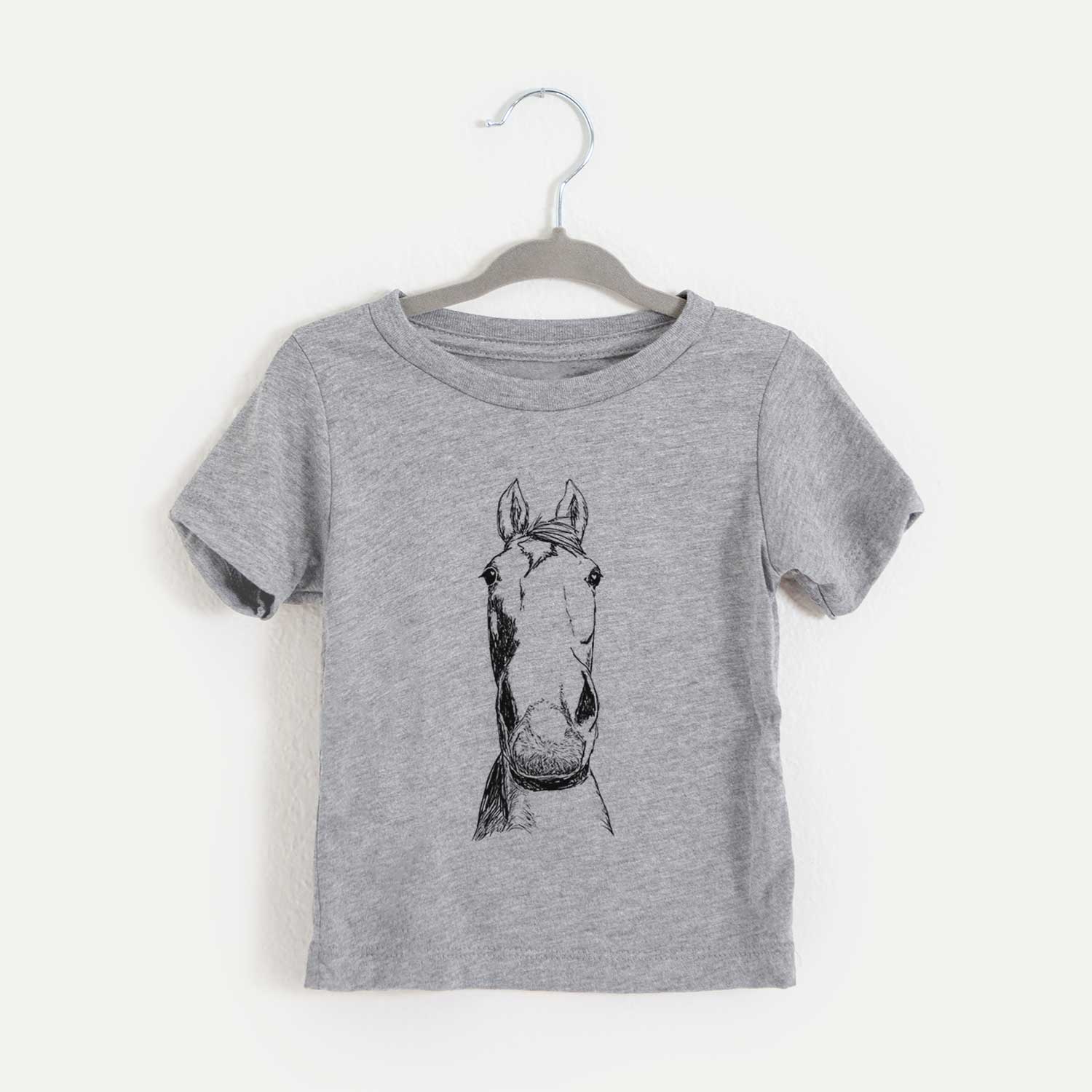 Doodled Jeremiah the OTTB - Kids/Youth/Toddler Shirt