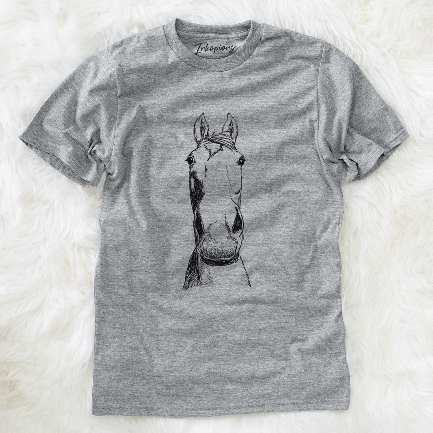 Doodled Jeremiah the OTTB - Unisex Crewneck