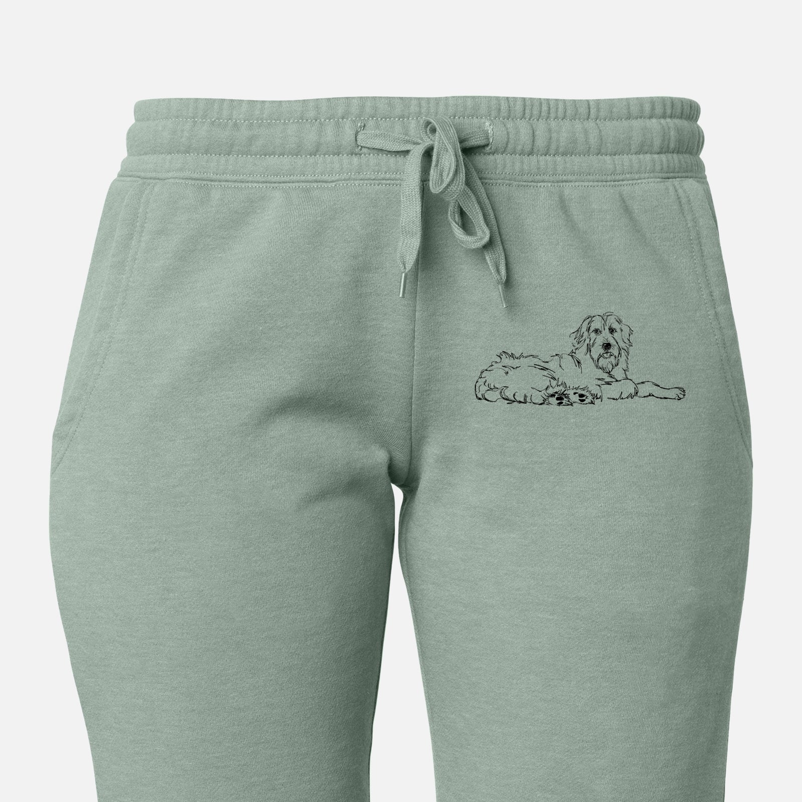 Doodled Kate the Goldendoodle - Women's Cali Wave Joggers