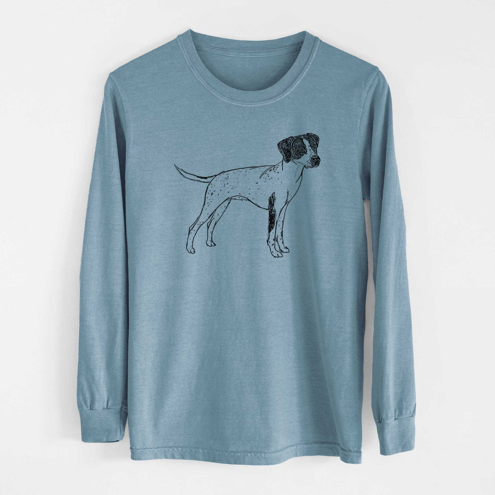Doodled Lilly the English Pointer - Heavyweight 100% Cotton Long Sleeve
