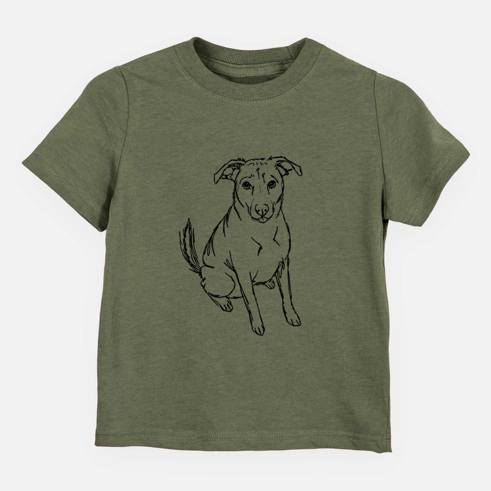 Doodled Lucky the Beagle Mix - Kids/Youth/Toddler Shirt