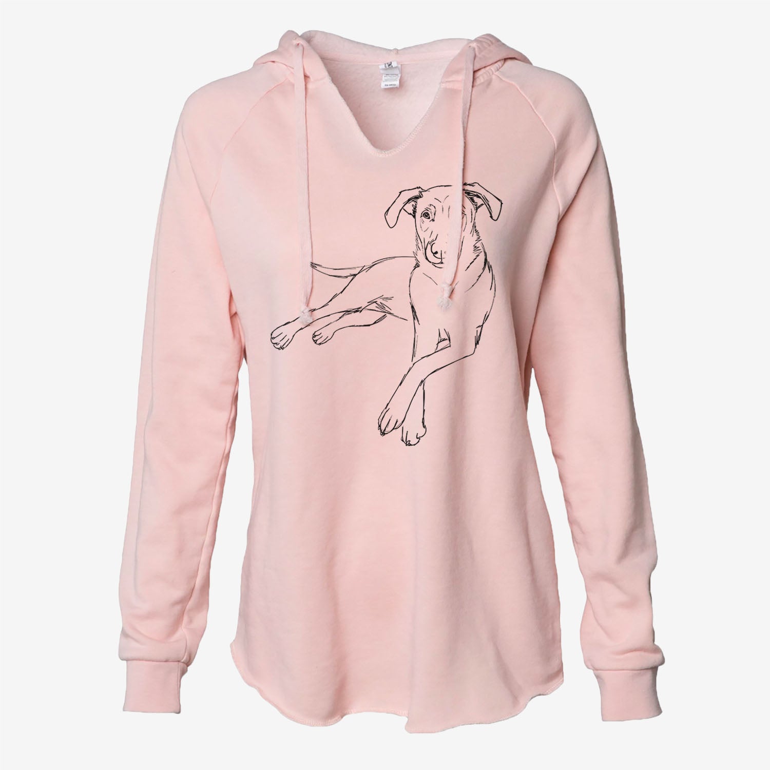 Doodled MillerLabMix the Lab Mix - Cali Wave Hooded Sweatshirt