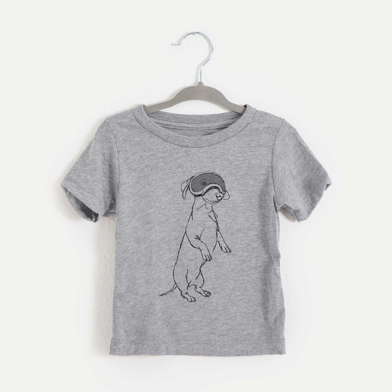 Doodled Moose the Mini Dachshund - Kids/Youth/Toddler Shirt