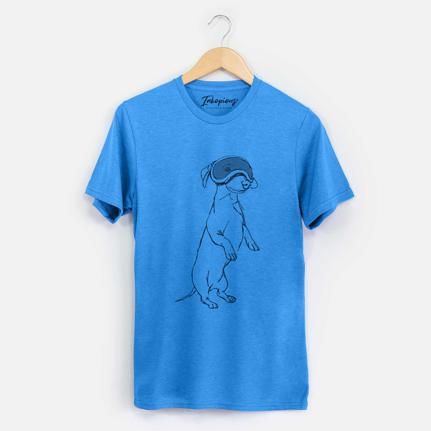 Doodled Moose the Mini Dachshund - Unisex Crewneck