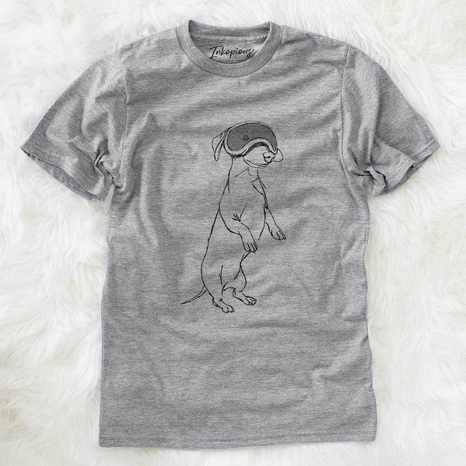 Doodled Moose the Mini Dachshund - Unisex Crewneck