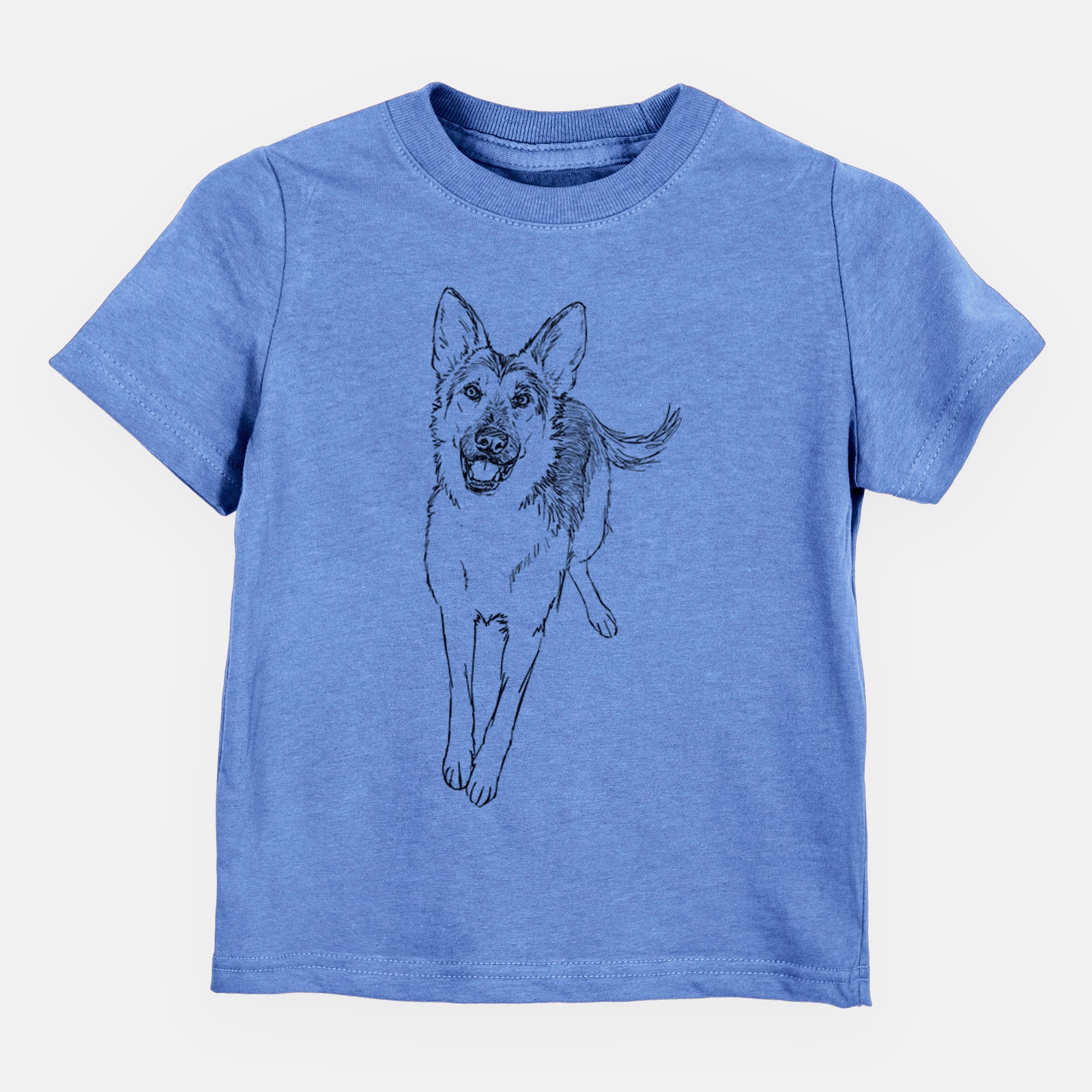 Doodled Odie the German Shepherd - Kids/Youth/Toddler Shirt