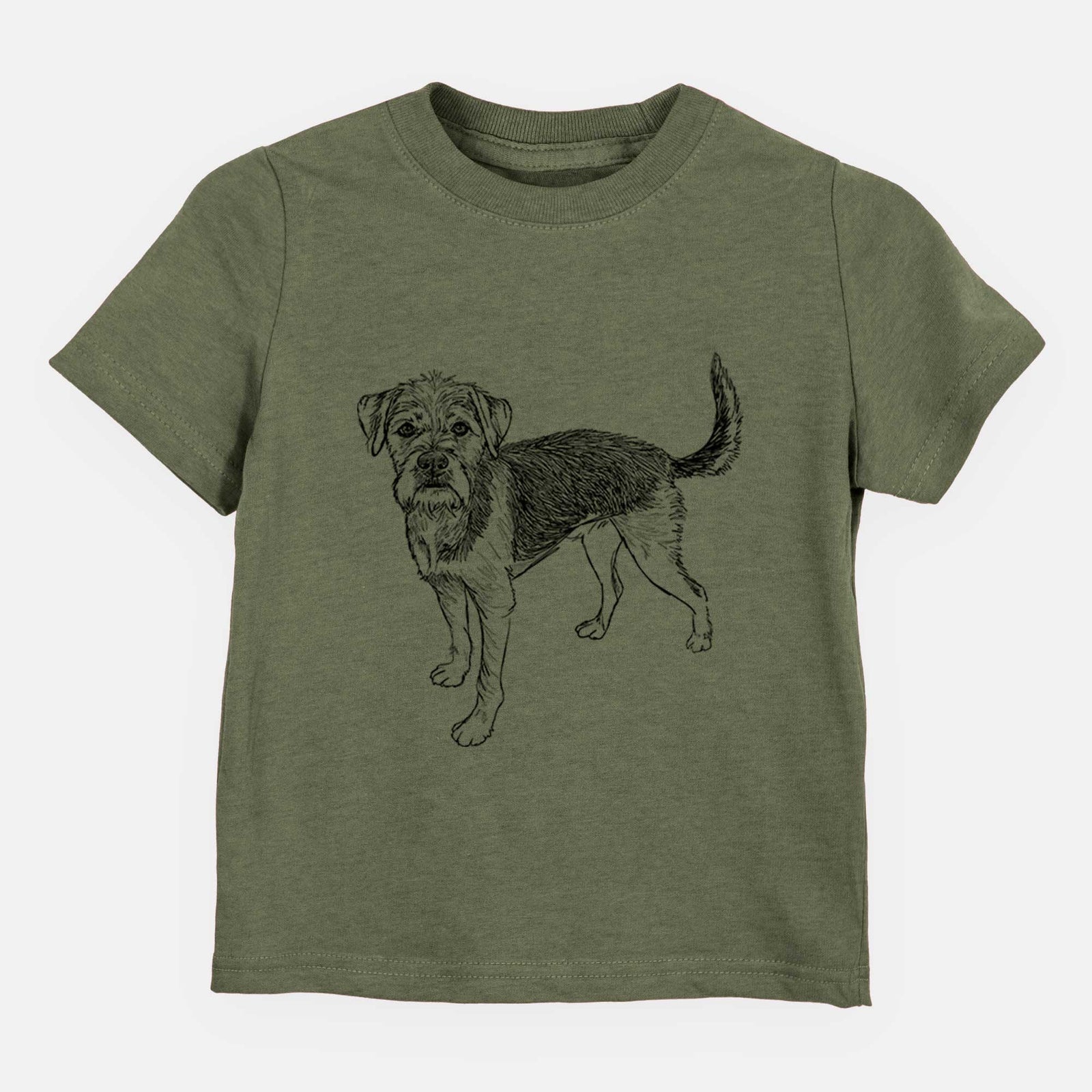 Doodled Ozzy the Terrier Mix - Kids/Youth/Toddler Shirt