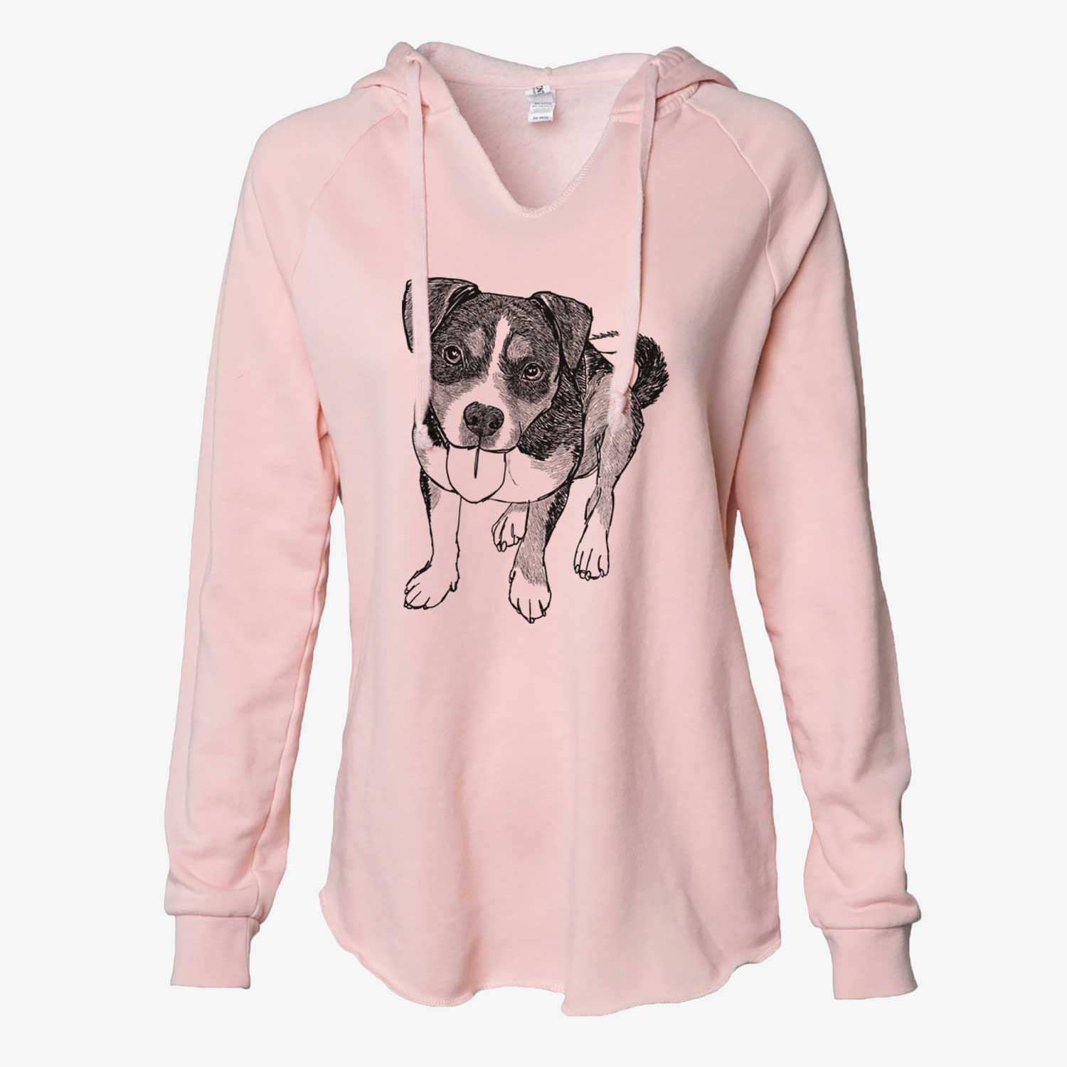 Doodled Paisley the Mixed Breed - Cali Wave Hooded Sweatshirt