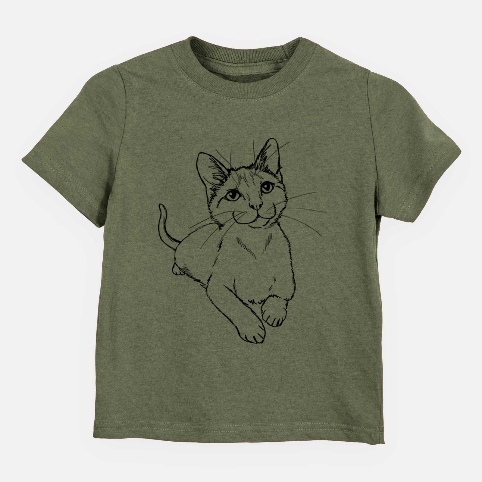 Doodled Quark the Siamese Cat - Kids/Youth/Toddler Shirt