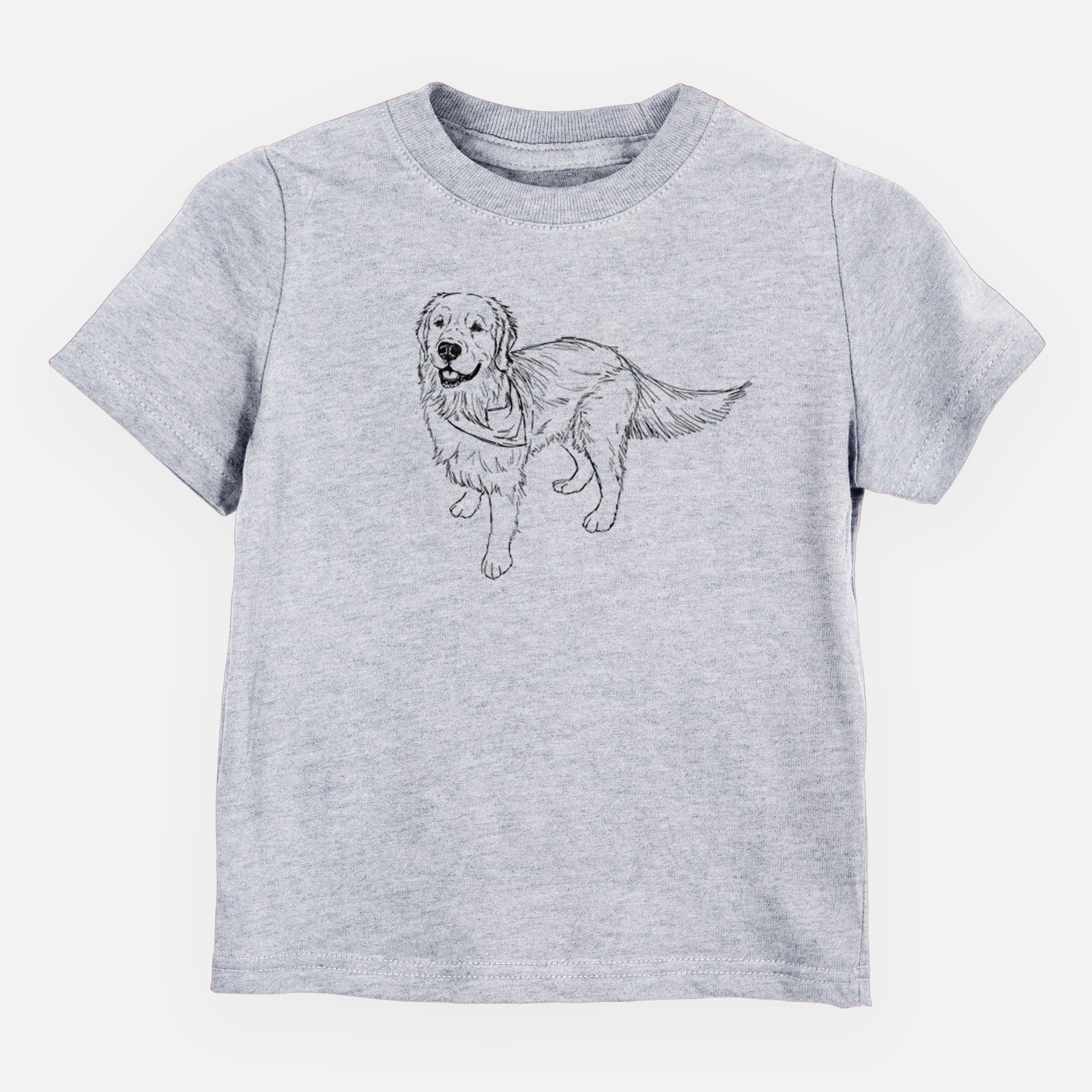Doodled Reggie the Golden Retriever - Kids/Youth/Toddler Shirt