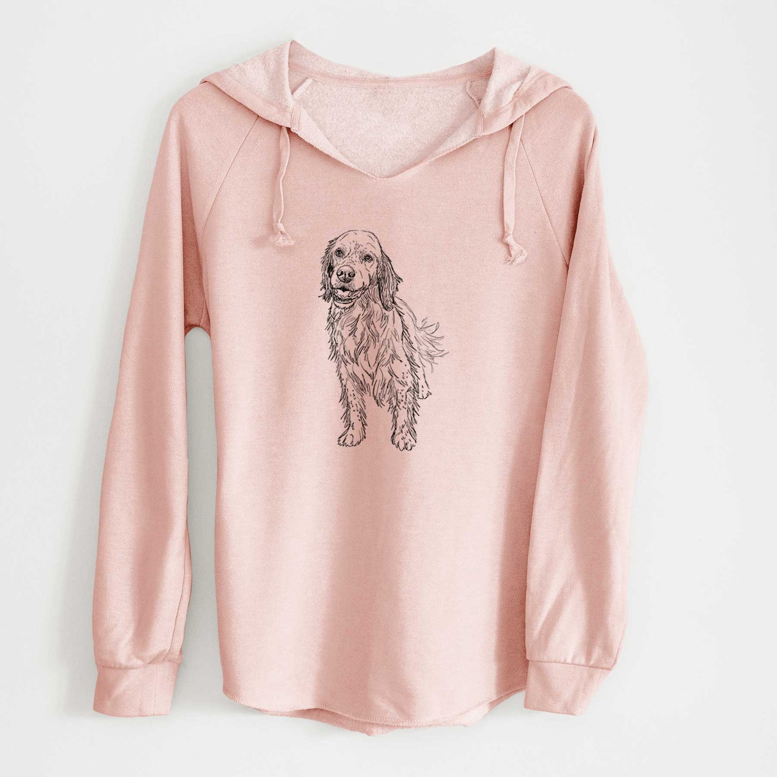 Doodled Rex the English Setter - Cali Wave Hooded Sweatshirt