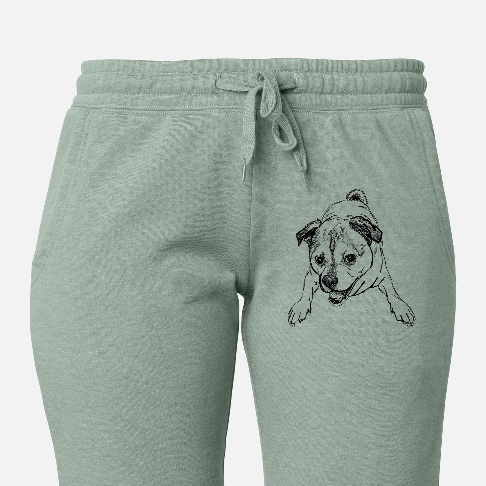 Doodled Rufus the Chug - Women's Cali Wave Joggers