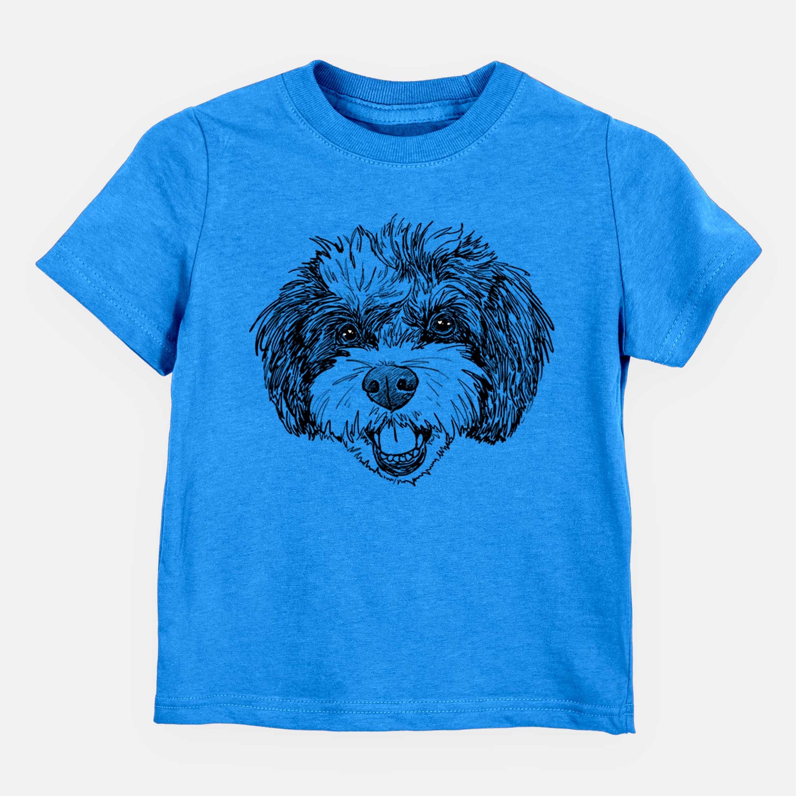 Doodled Santana Banana the Bichon Poodle - Kids/Youth/Toddler Shirt