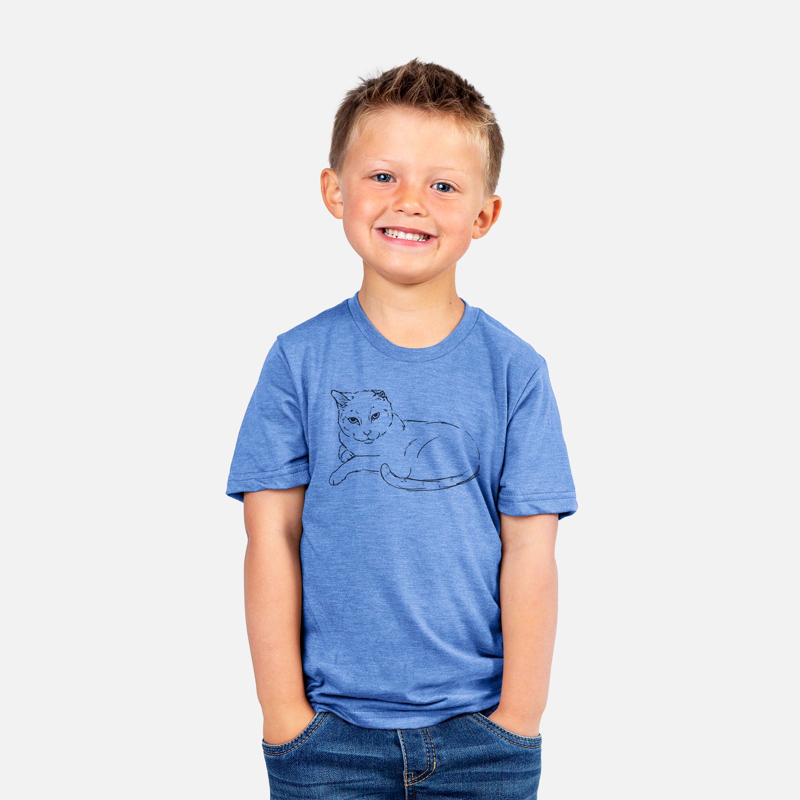 Doodled Spenser the Cat - Kids/Youth/Toddler Shirt